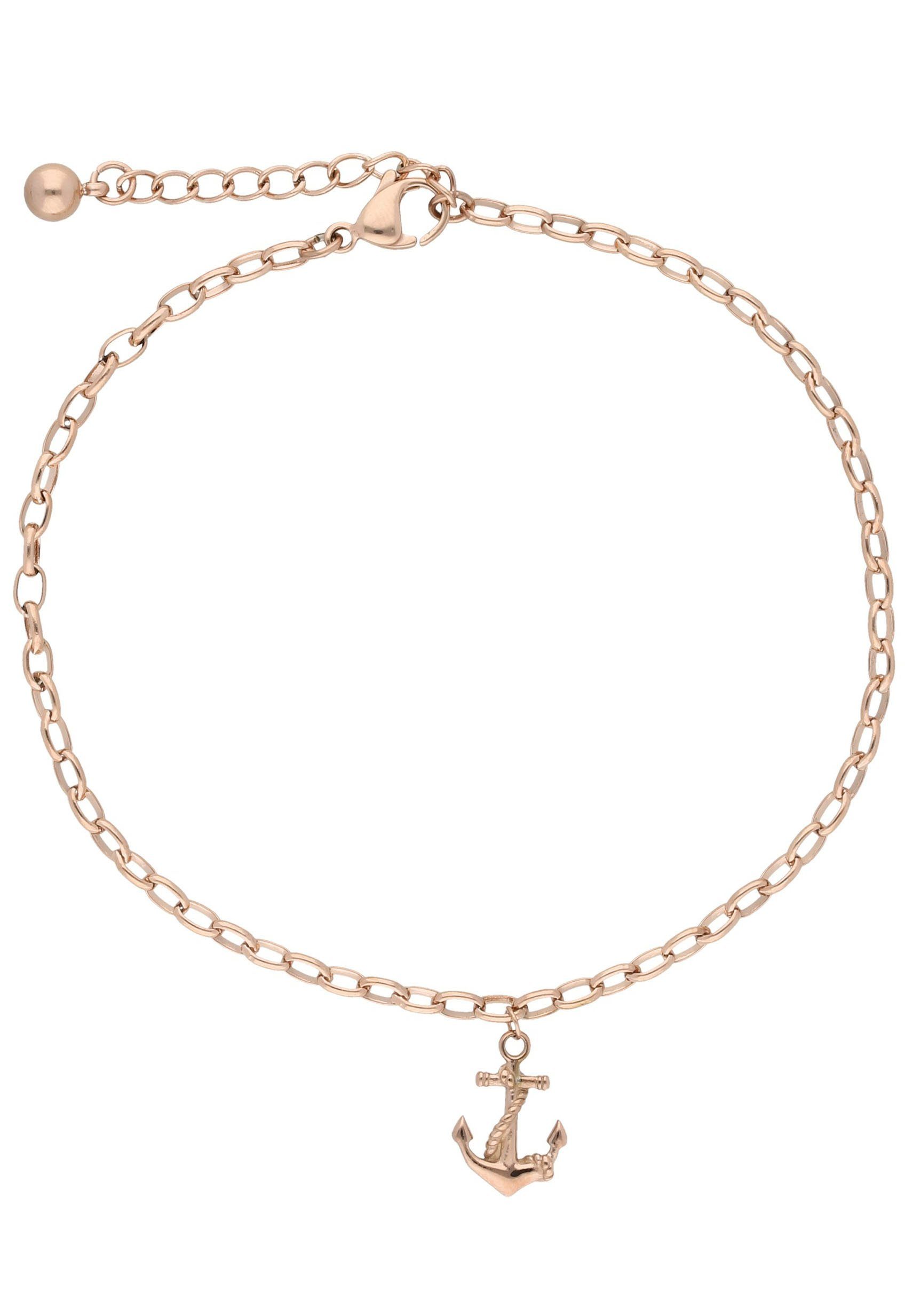 Firetti Fußkette Ювелирные изделия Geschenk Körperschmuck maritim Anker, Ankerkette