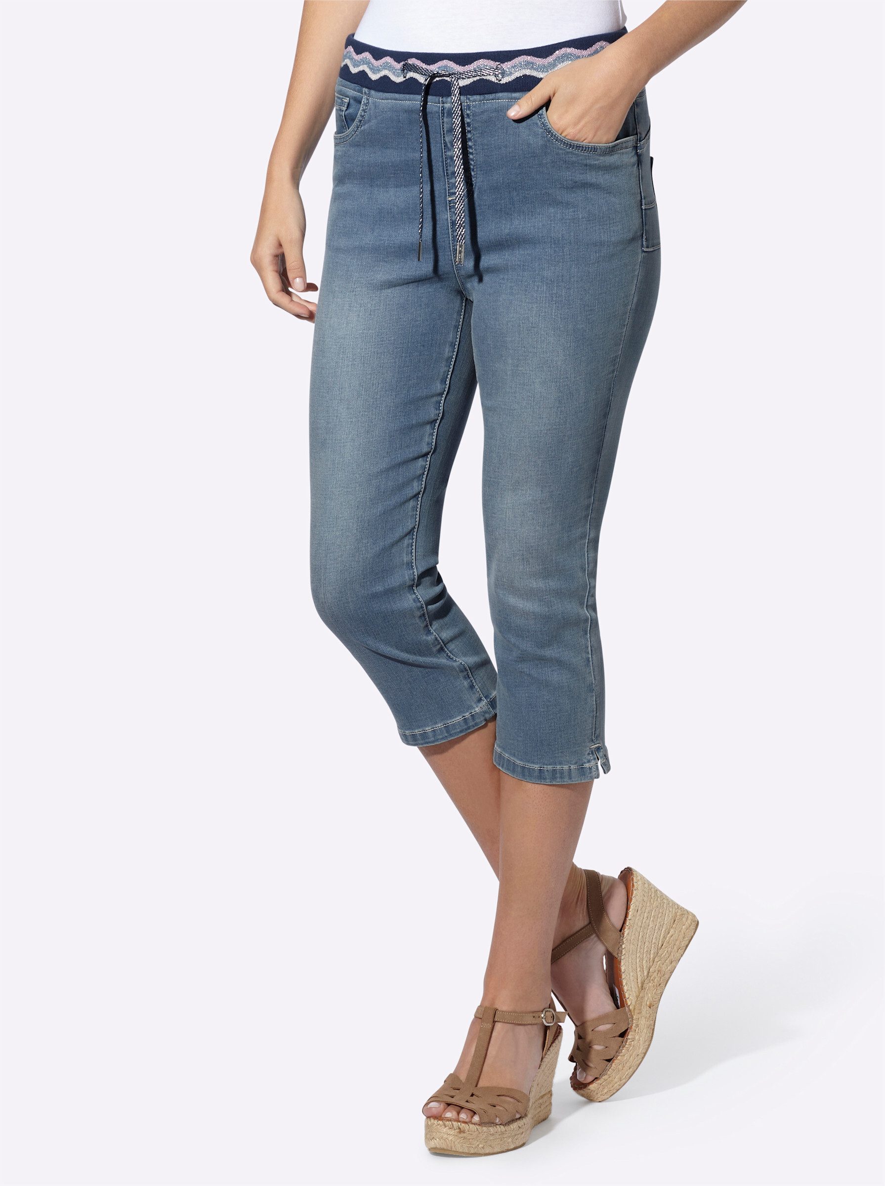 heine Jeansshorts Capri-Jeans normal