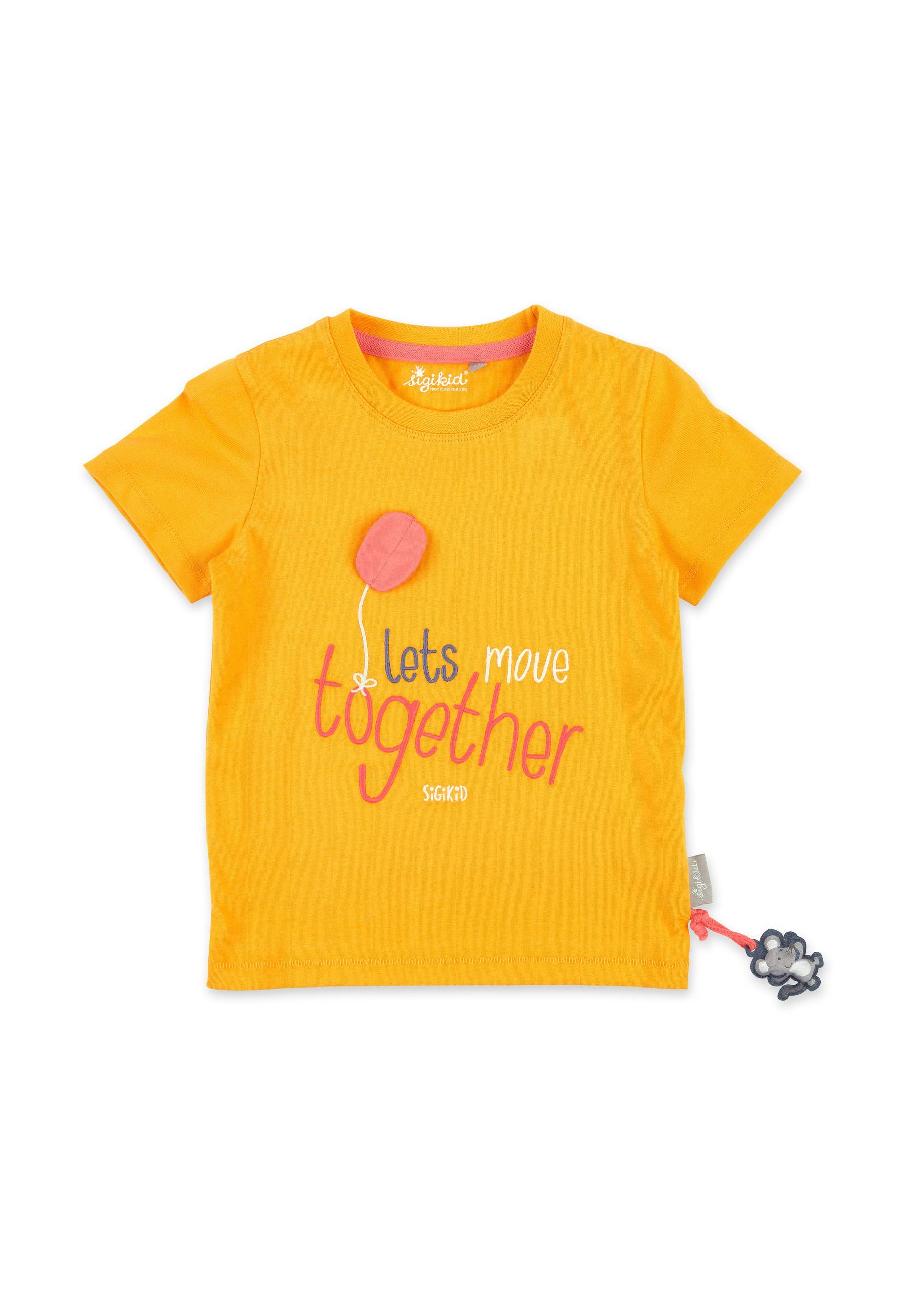 Kindershirt Sigikid (1-tlg) orange T-Shirt T-Shirt