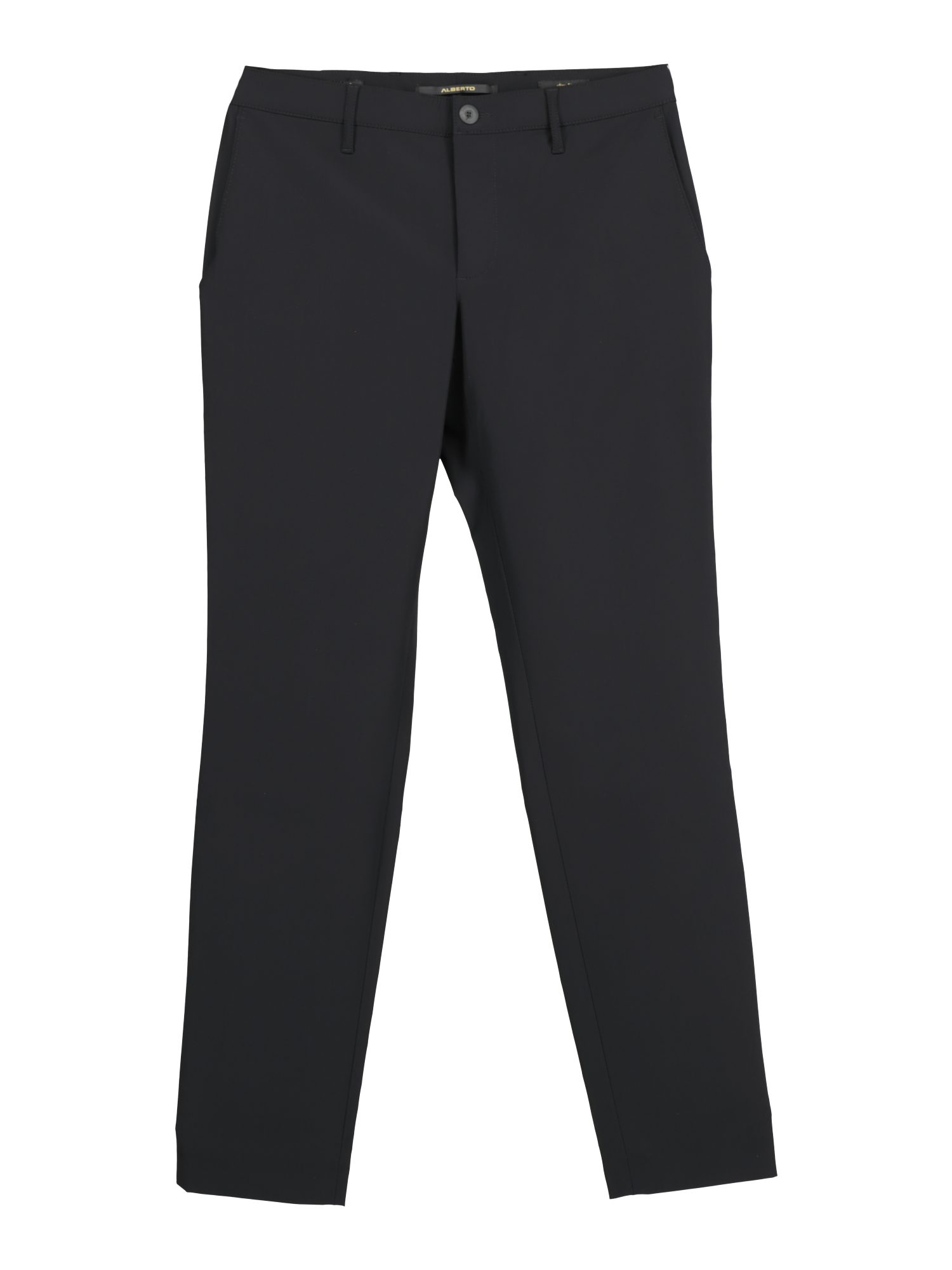 Alberto Stoffhose schwarz,Casual,Polyamid,Unifarben,Slim Fit,Mittel