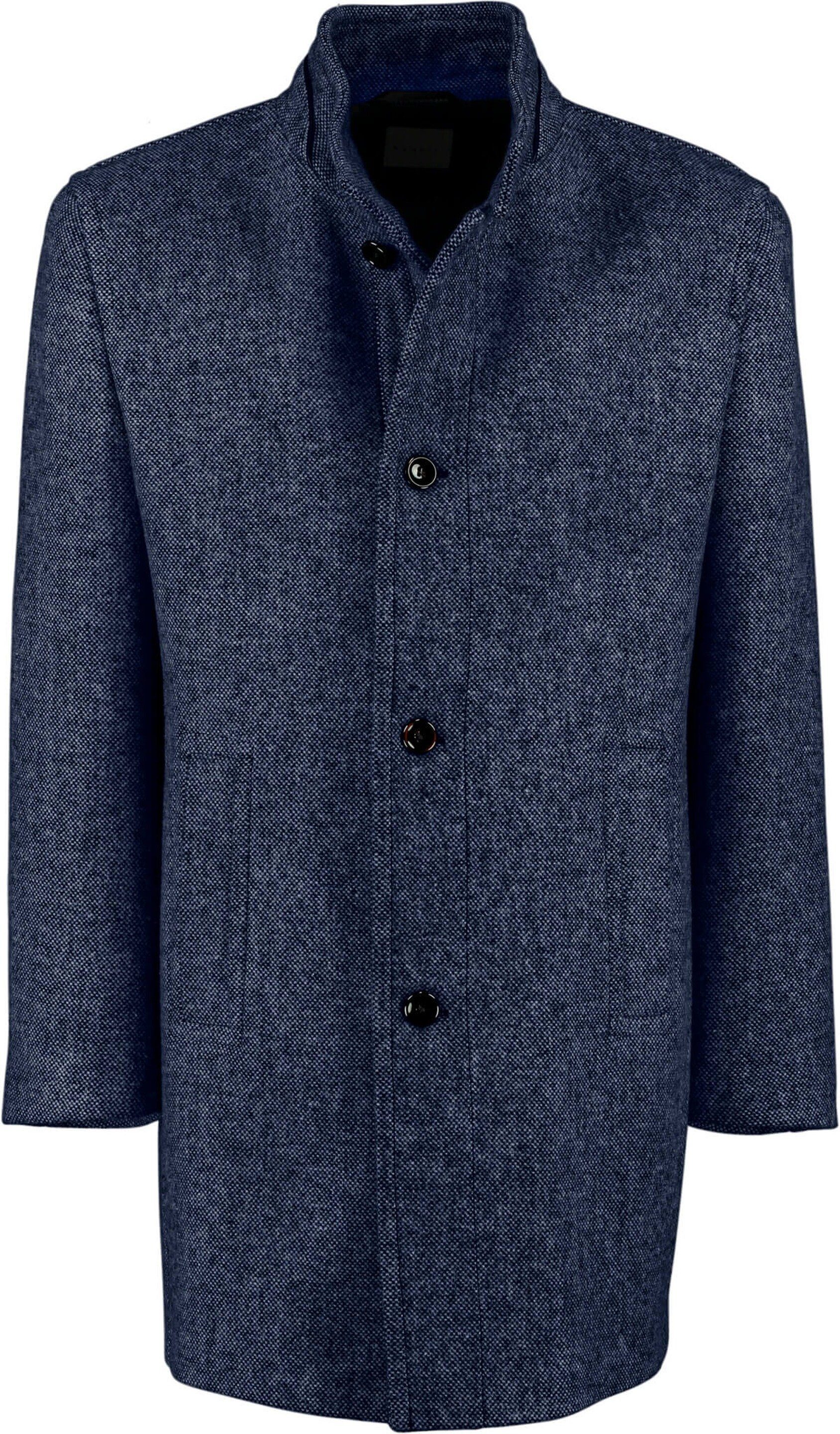 bugatti Wollmantel BUGATTI Woll-Mantel marine