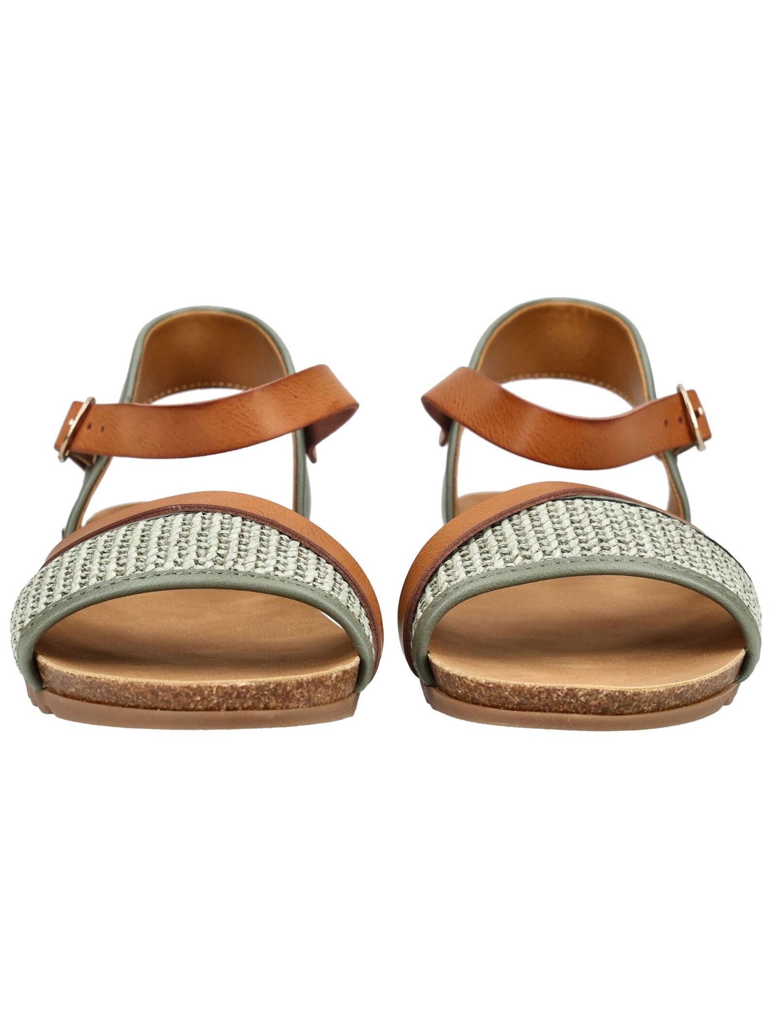 Mustang Shoes Mustang Shoes Sandalen Lederimitat/Textil Riemchensandale