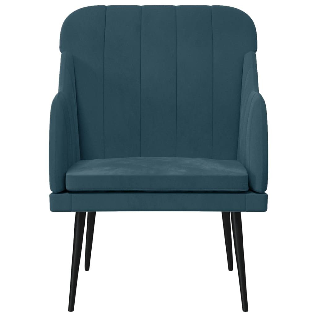 vidaXL Sessel Sessel Blau 63x76x80 cm günstig online kaufen