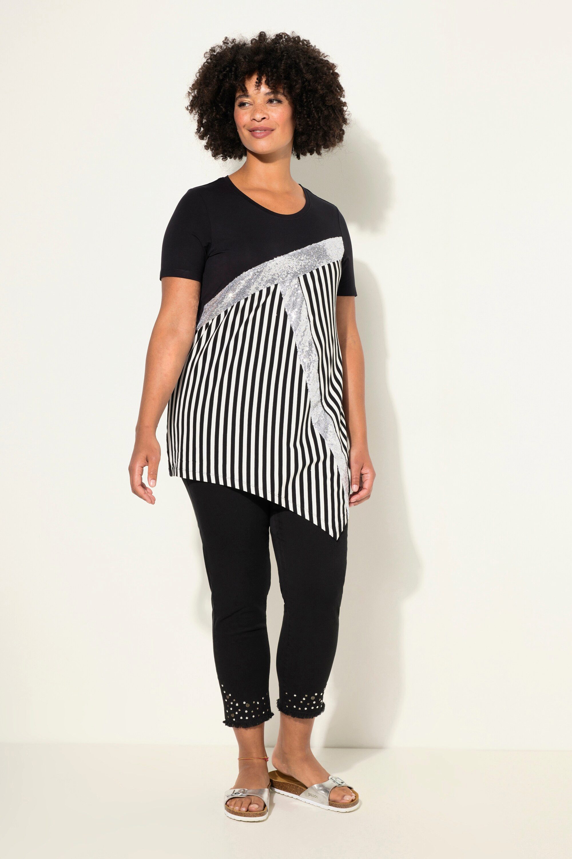 MIAMODA T-Shirt T-Shirt Classic Fit Streifen günstig online kaufen