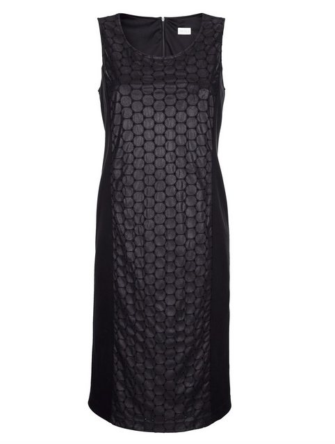 Mona Kleid aus Lederimitat in schwarz