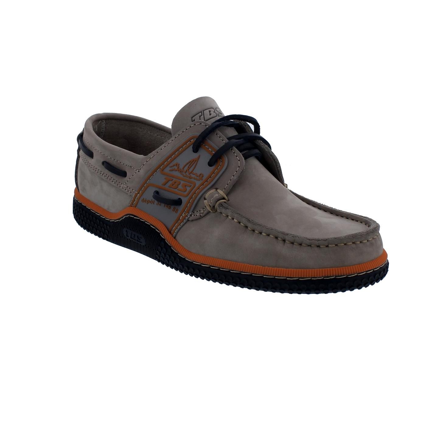 tbs TBS Segelschuh Globek D8A51, Grau, Nubukleder Bootsschuh