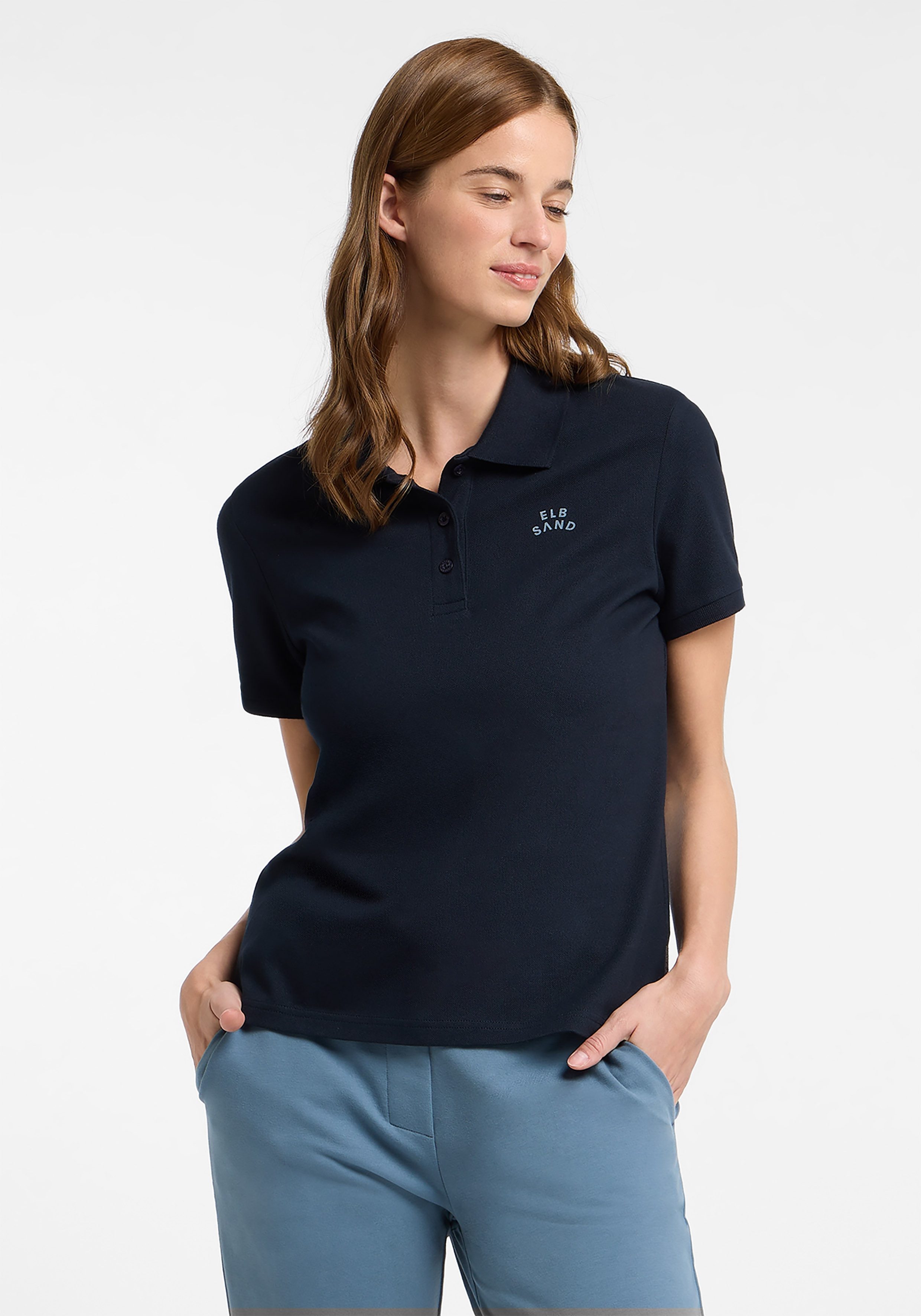 Elbsand Poloshirt Stina Schlitze, regular fit