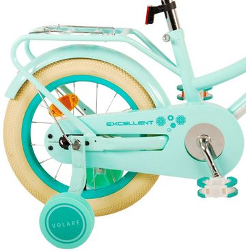 Volare Kinderfahrrad Kinderfahrrad Excellent für Mädchen 14 Zoll Kinderrad in Grün Fahrrad