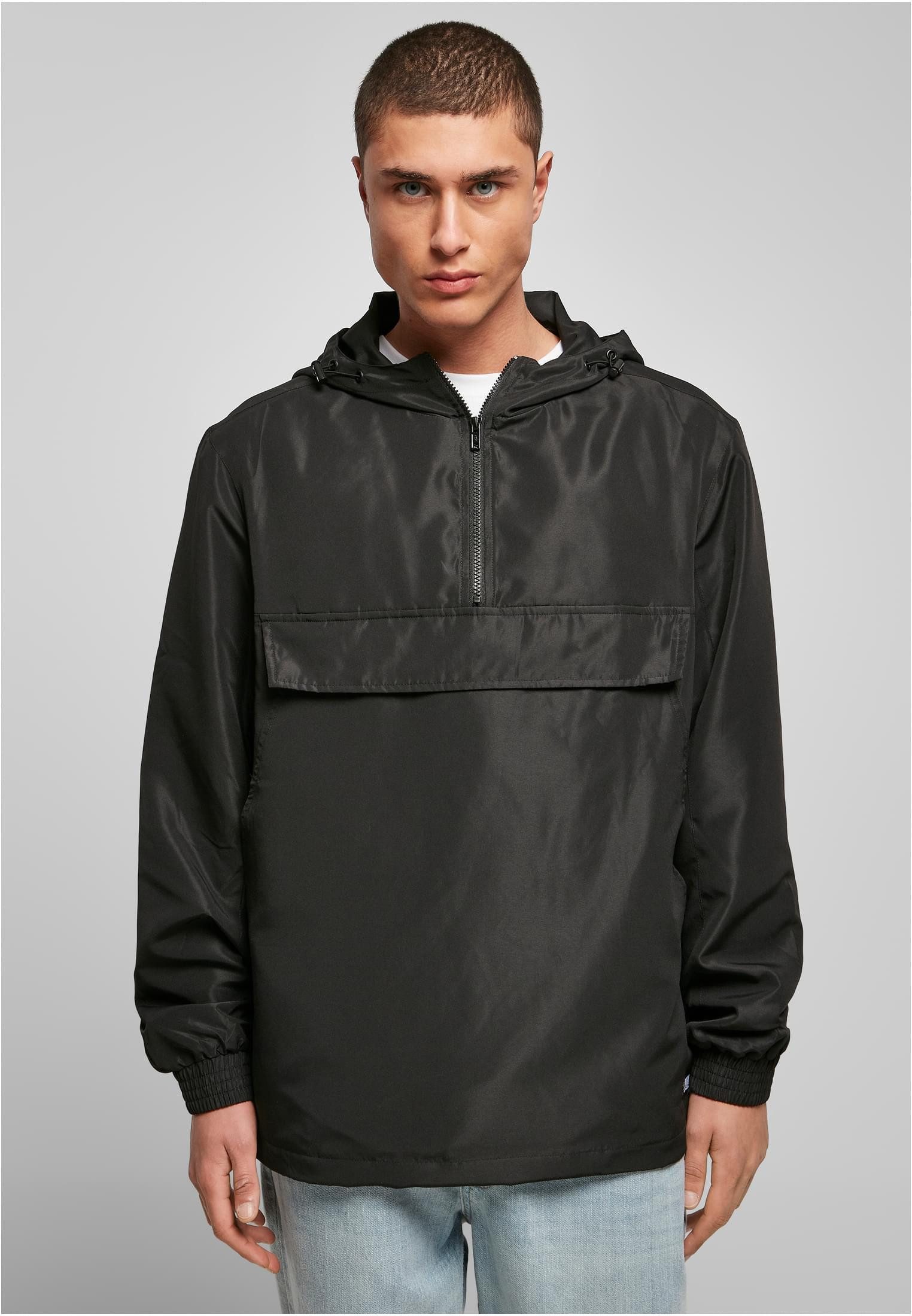 URBAN CLASSICS Outdoorjacke Recycled Basic Pull Over Jacket Überziehjacke Herren