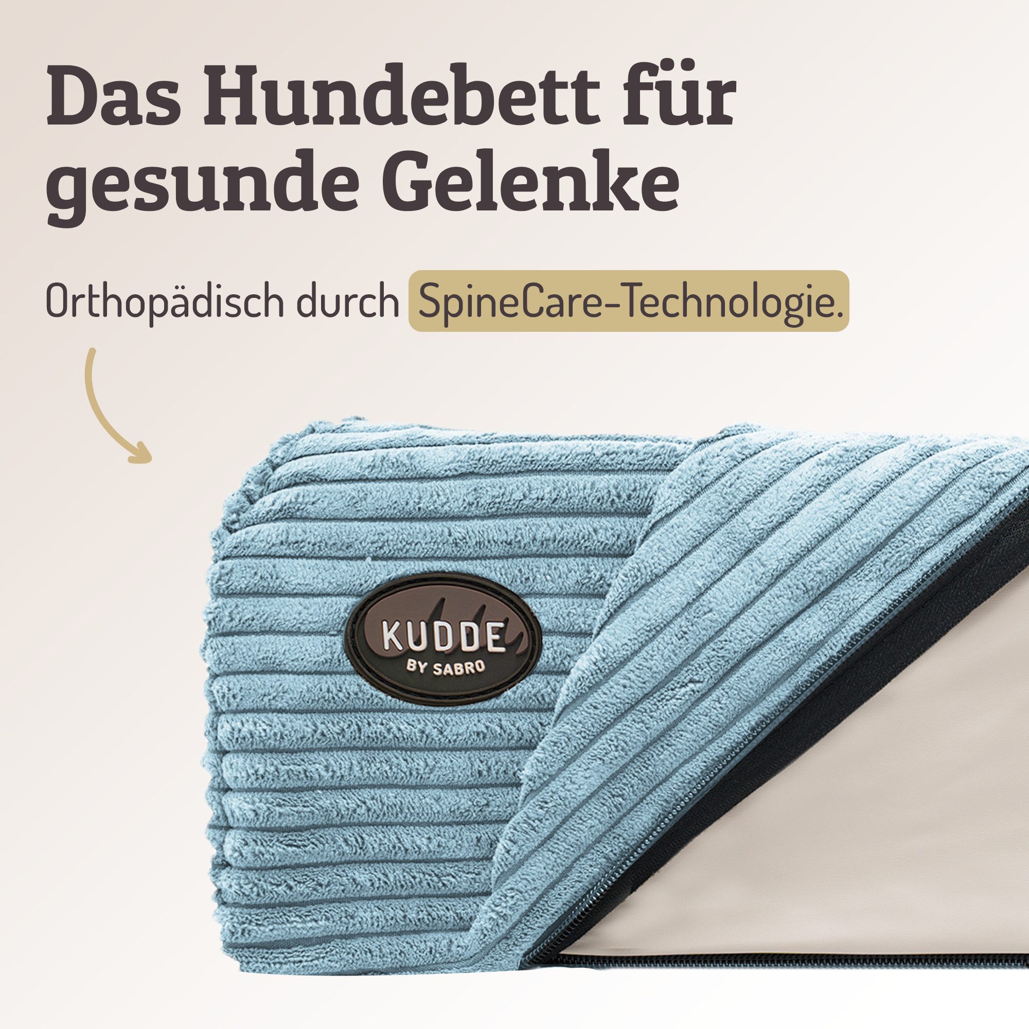 SABRO Hundekorb KUDDE Orthopädisch - Waschbar günstig online kaufen