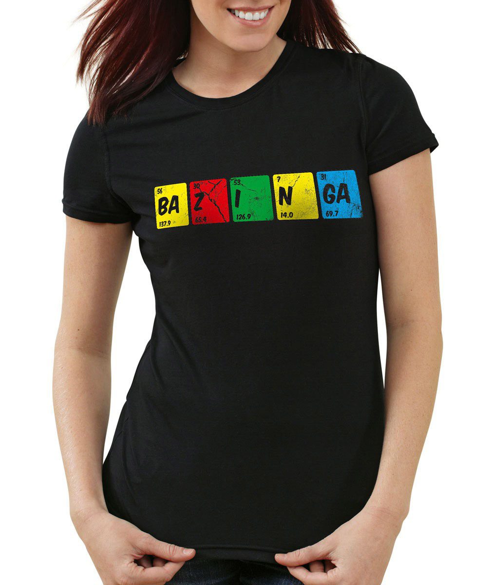 style3 T-Shirt Sheldon Periodensystem chemie theory cooper bazinga big bang tbbt