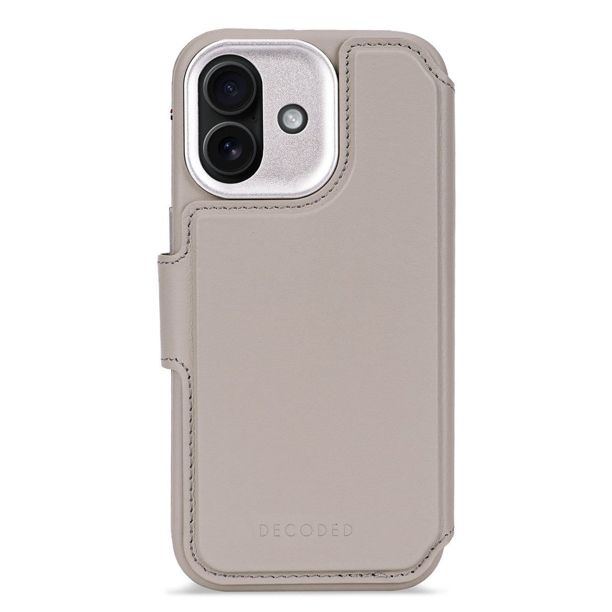 DECODED Flip Case Decoded 2 in 1 Leather Klapphülle MagSafe Apple iPhone 17 - Solid Clay