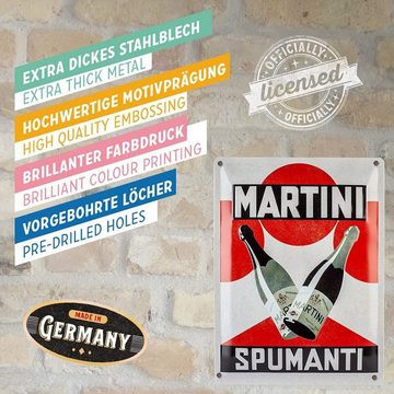 Nostalgic-Art Metallschild Blechschild 30 x 40 cm - Martini - Martini Spumanti