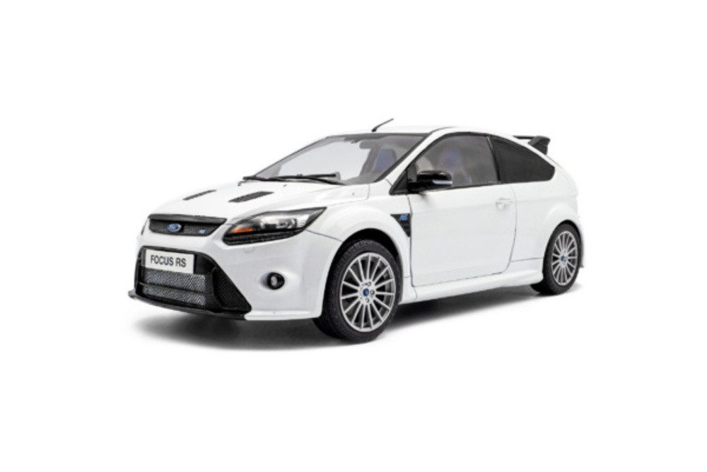 Solido Modellauto Ford Focus RS MK2 Pack RS Plus 2009 weiß, Maßstab 1:18