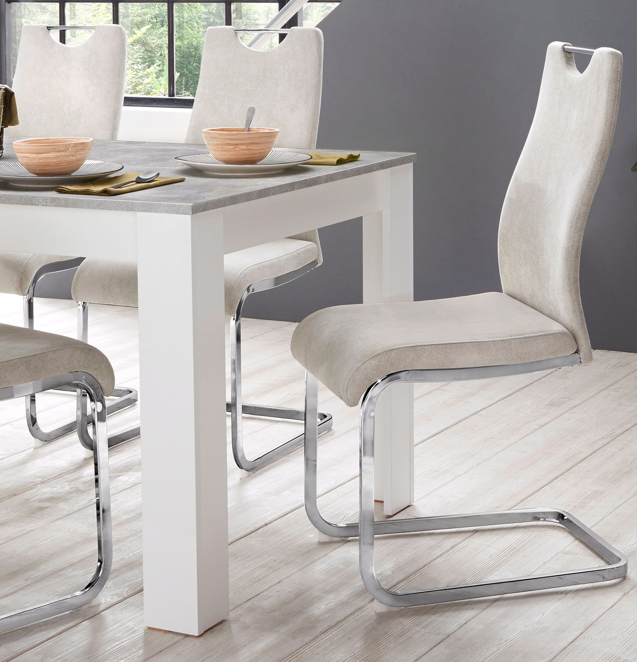 Home affaire Esszimmerstuhl Milano (Set, 4 günstig online kaufen