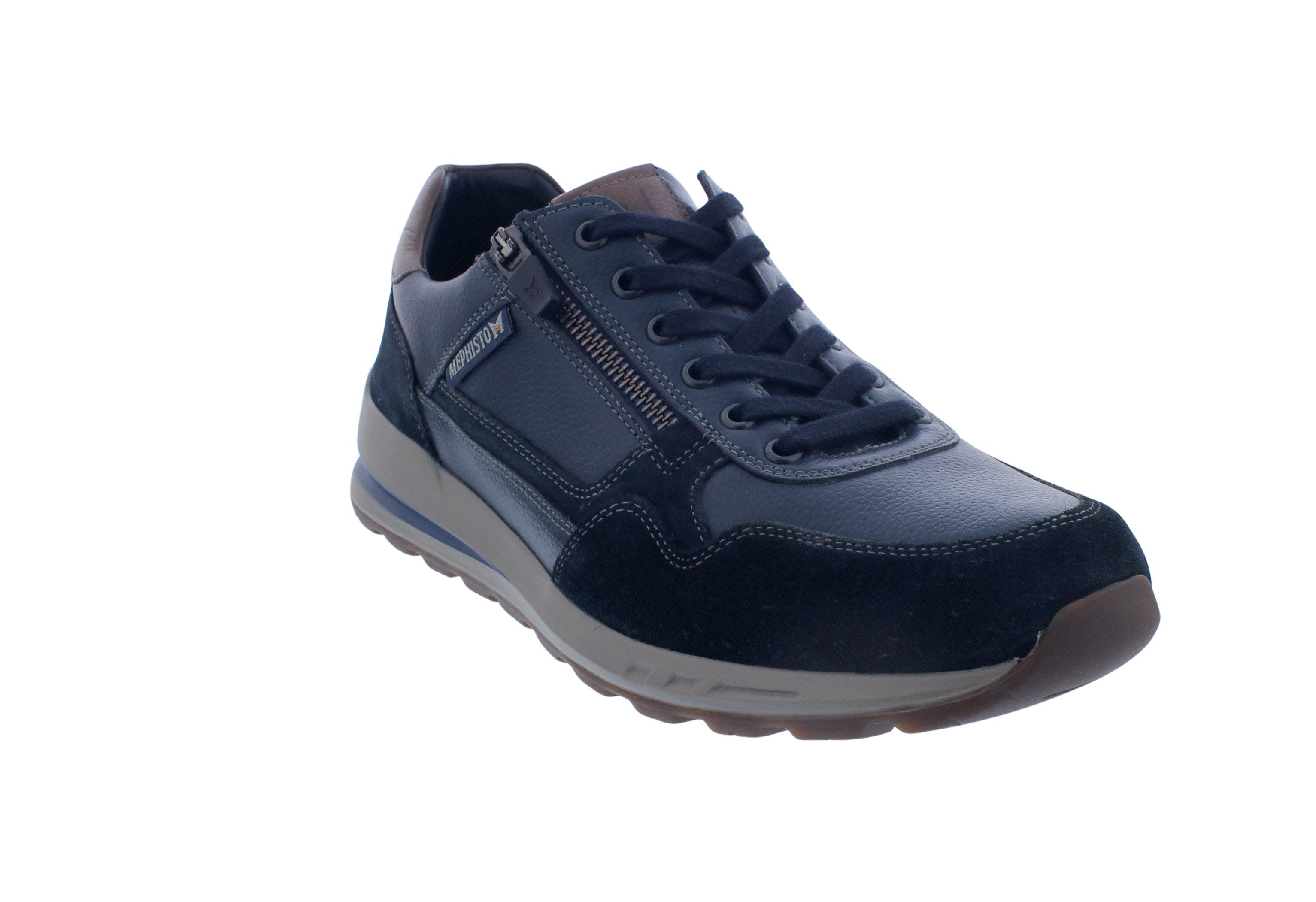 Mephisto Mephisto Bradley Sneaker, Glatt- / Veloursleder, blau, Schnürung u günstig online kaufen