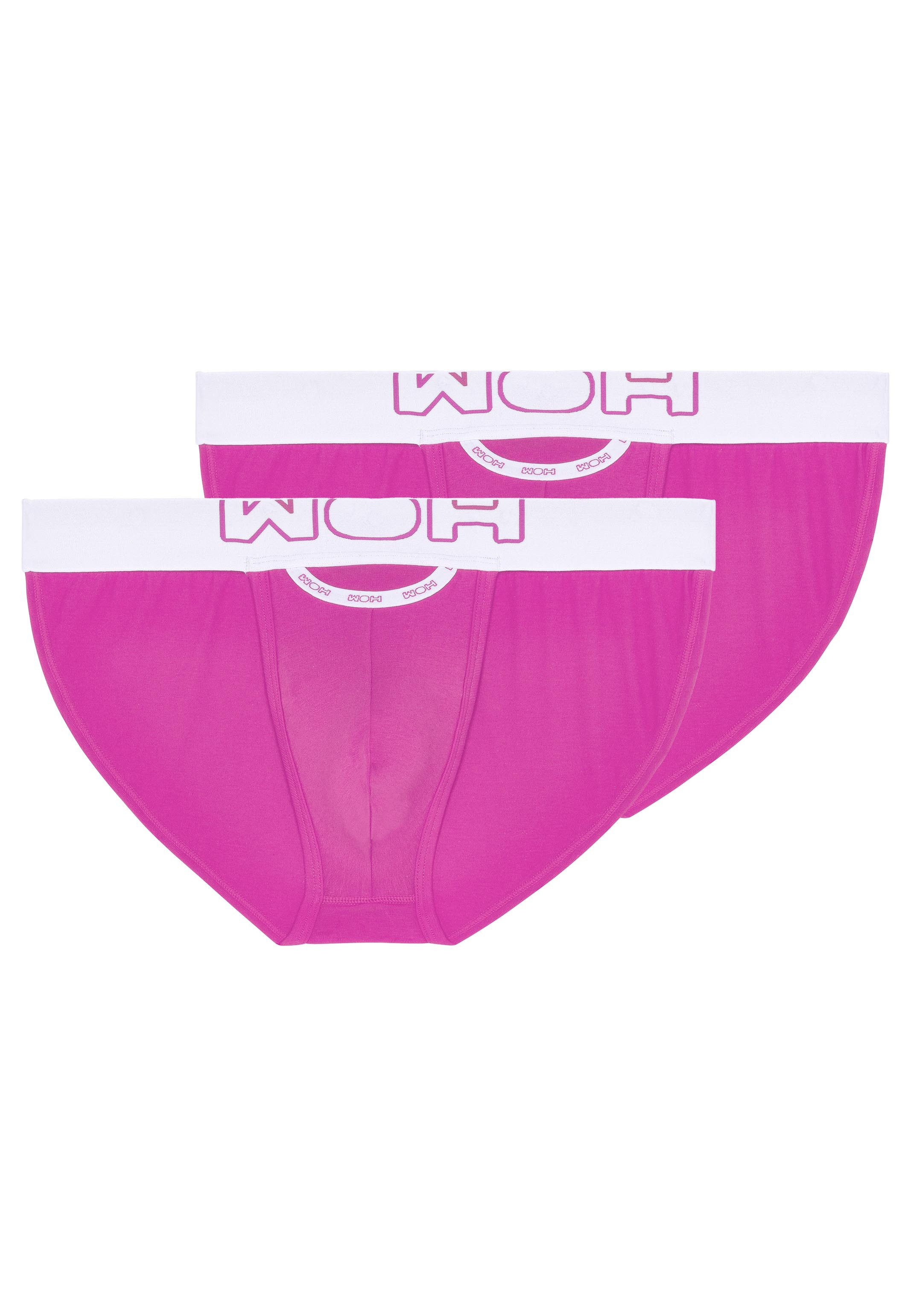 WOH Slip 2er Pack Sexy Fun (Spar-Set, 2-St) Mini Slip / Unterhose - Baumwolle - mit Eingriff - Atmungsaktiv