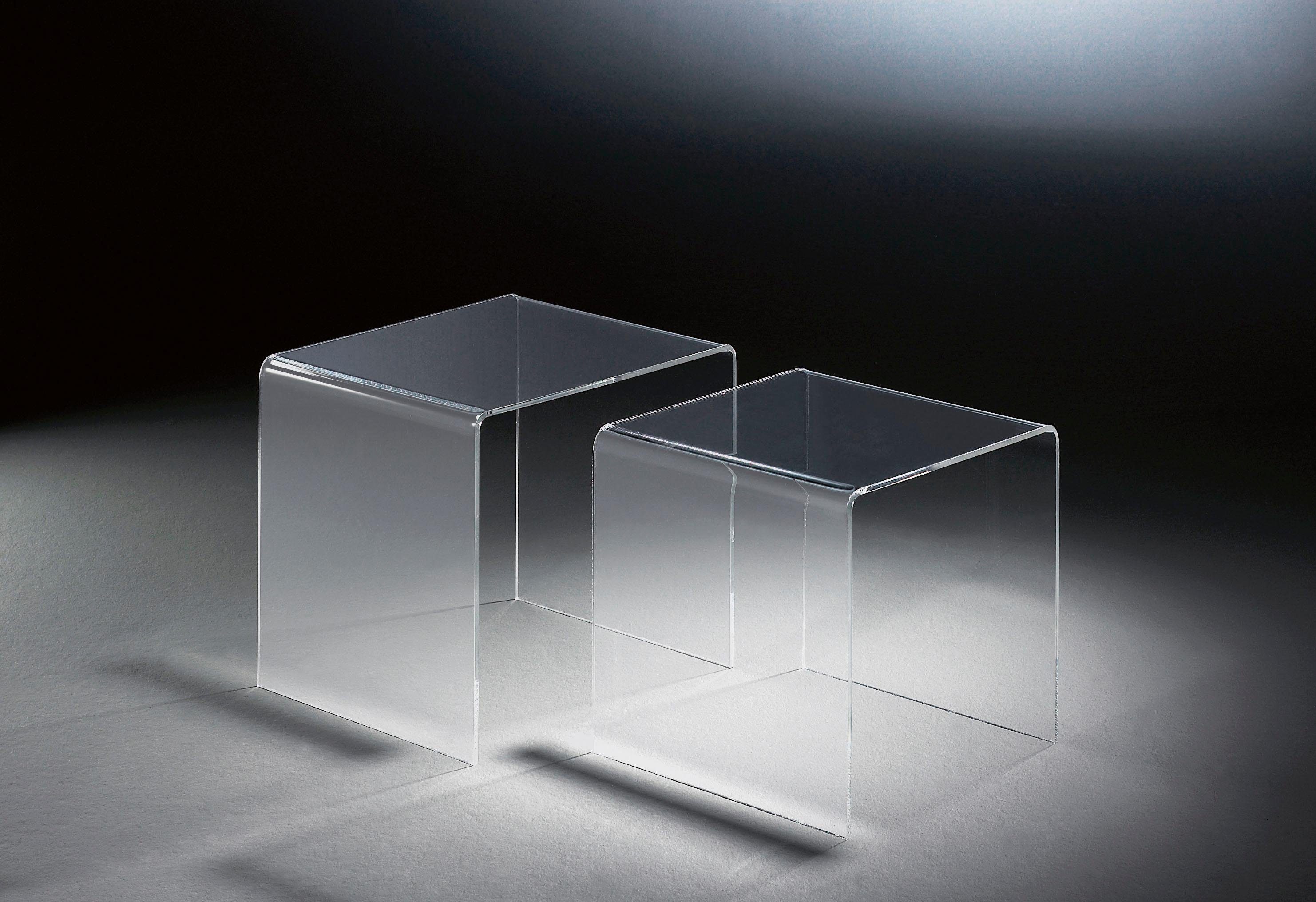 Places of Style Beistelltisch Remus, aus Acrylglas transparent