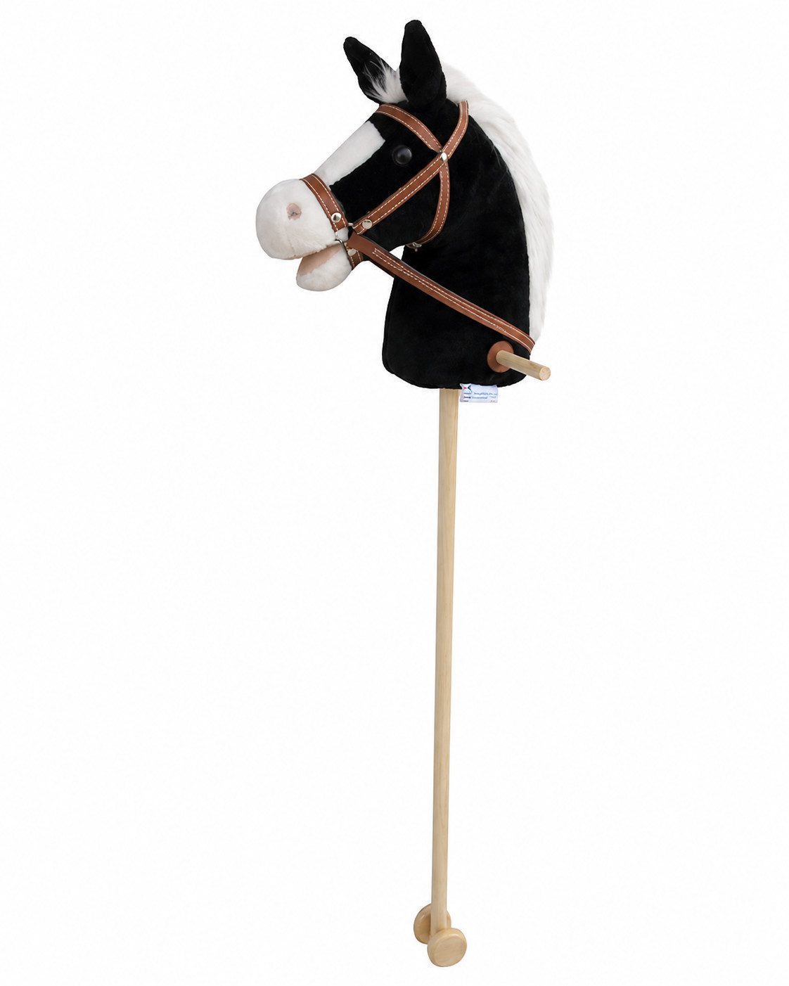 Sweety-Toys Steckenpferd Steckenpferd Blacky mit Sound schwarz 100 cm, mit Sound, hochwertige Verarbeitung