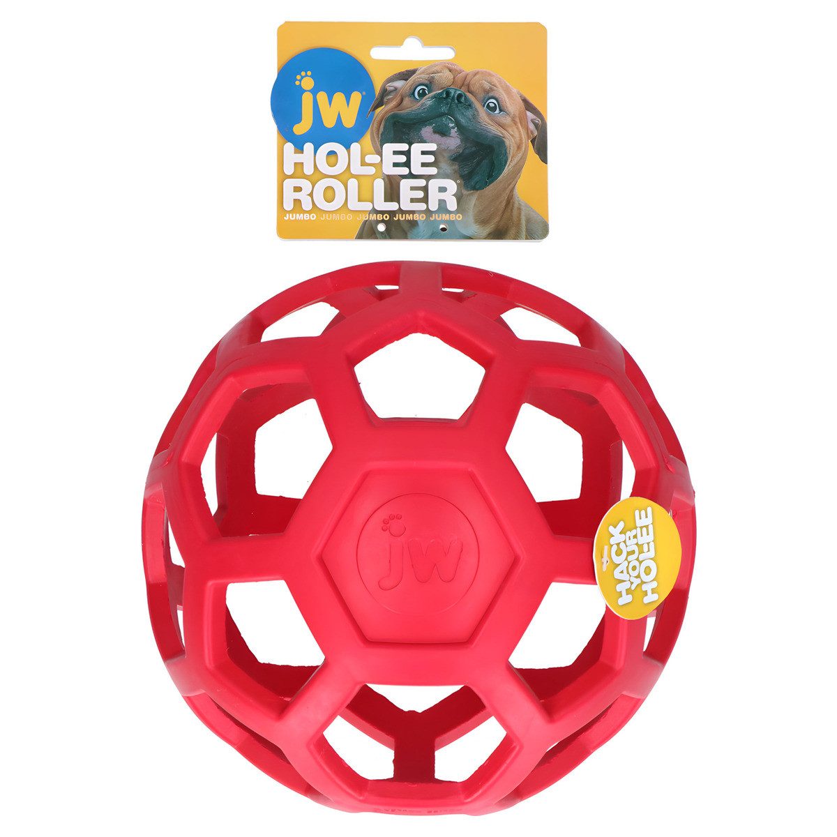 Tierball Hundespielzeug Hol-ee Roller rot