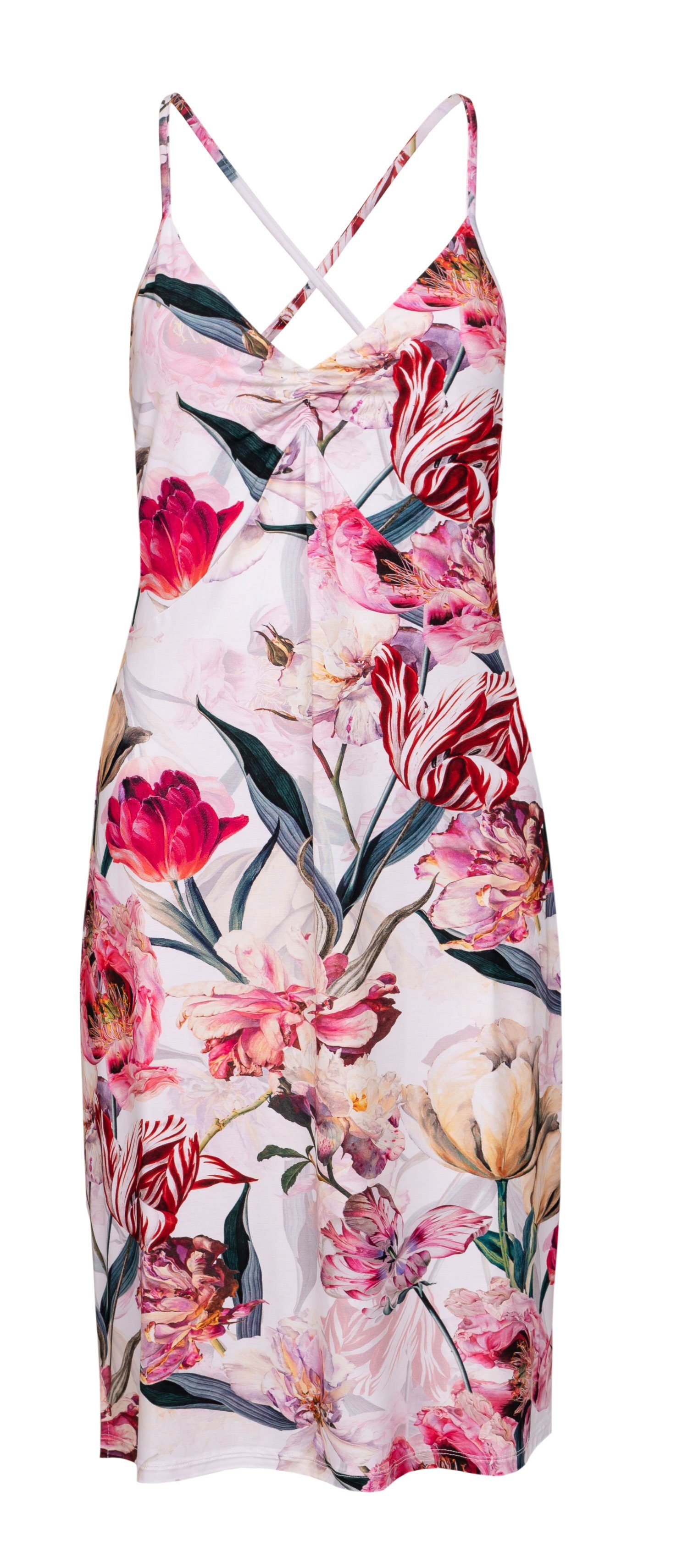 OH!ZUZA Nachthemd Damen Nachthemd mit Blumenmuster günstig online kaufen