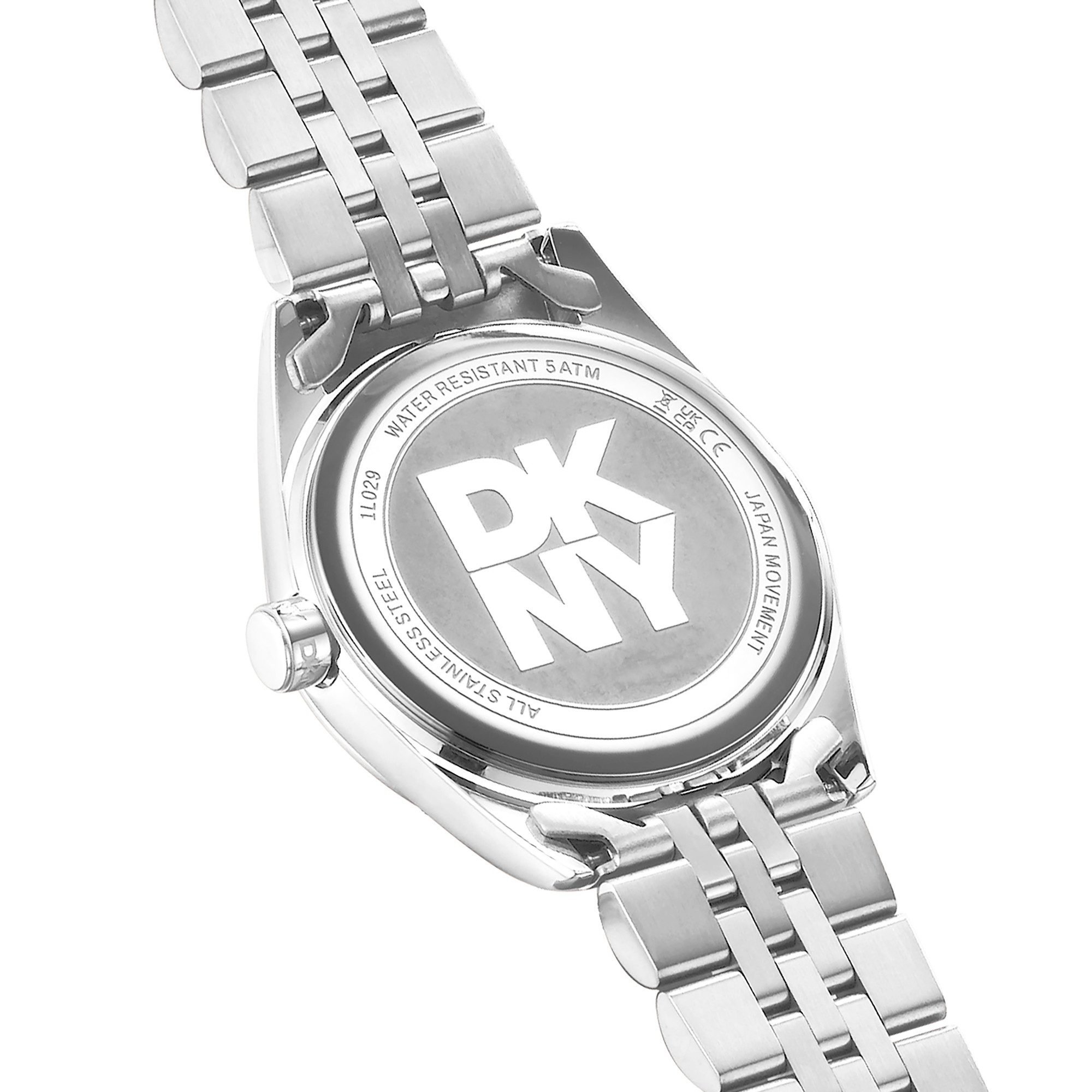 DKNY Quarzuhr Nolita Midi DK1L029M0045, Armbanduhr, Damenuhr, Edelstahlarmband, analog