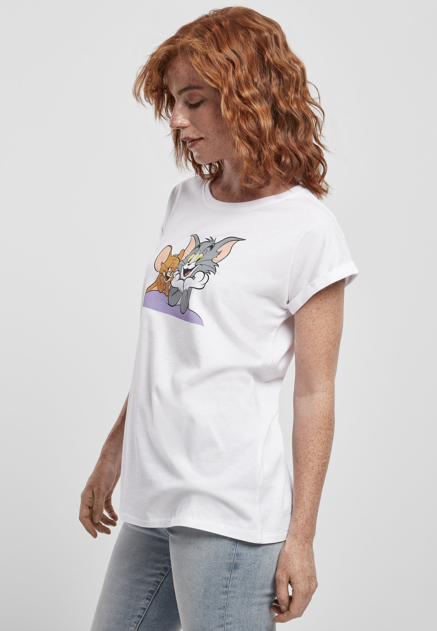 Pose Tom Damen Jerry Ladies (1-tlg), Kurzarmshirt Merchcode Merchcode Ladies & Tee