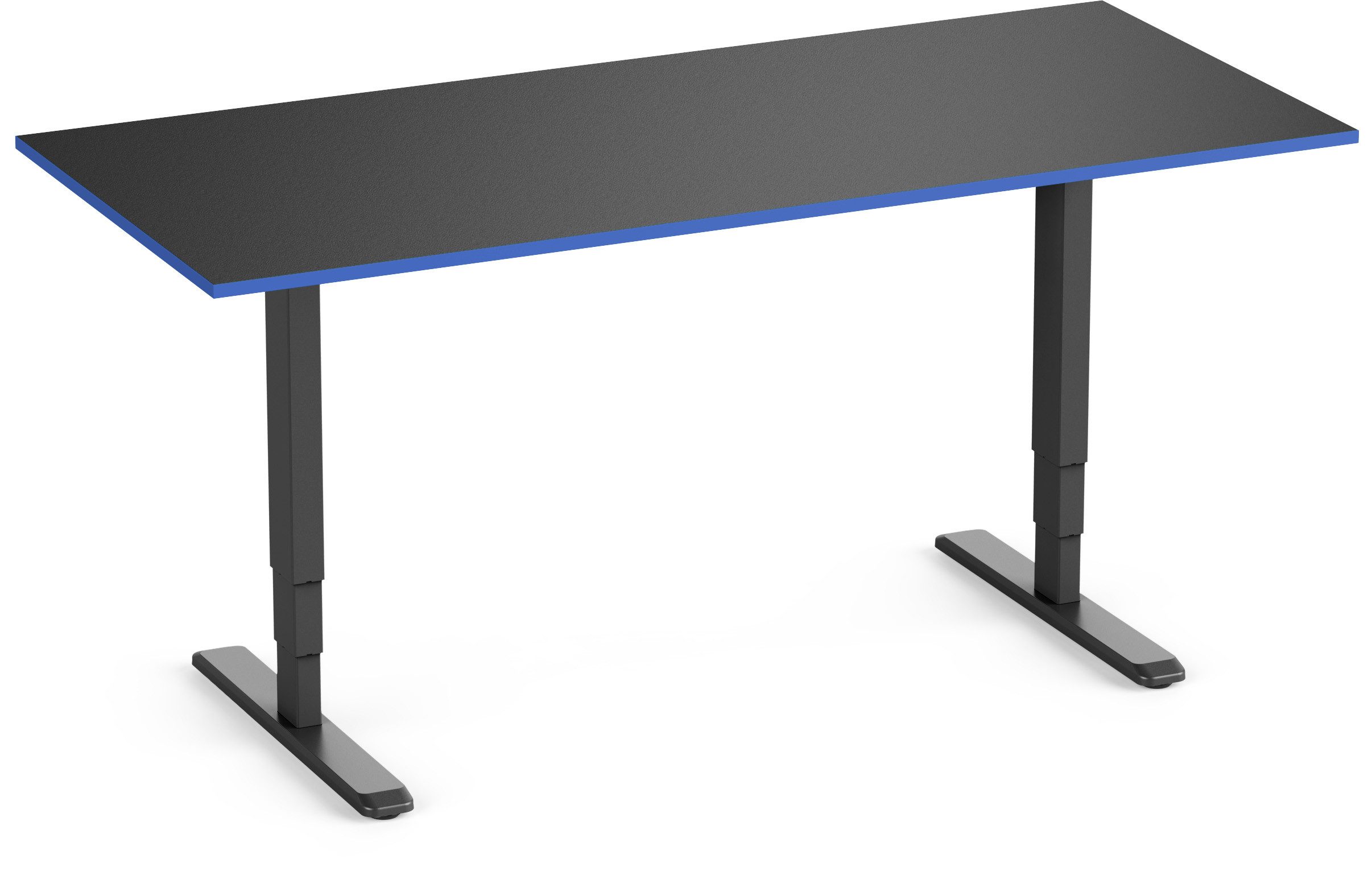 Ergolutions Gamingtisch PRIMUS elektrisch höhenverstellbarer Gamingschreibtisch, 140 kg Traglast / App / Leise / Timer / Memory / Kollisionssensor