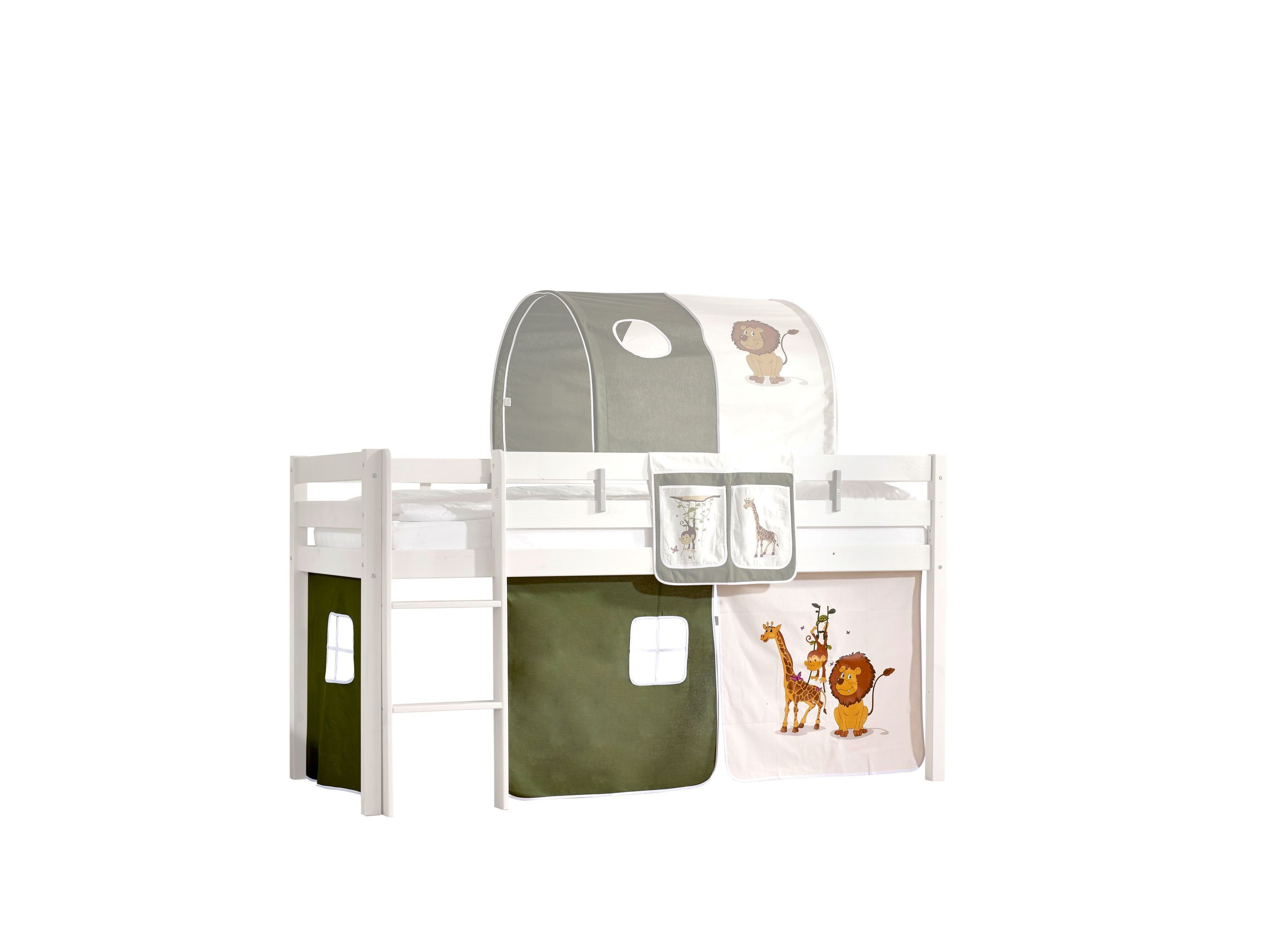 Kindermöbel Bettvorhang Befestigung, Safari 3-teilig 24 inkl.