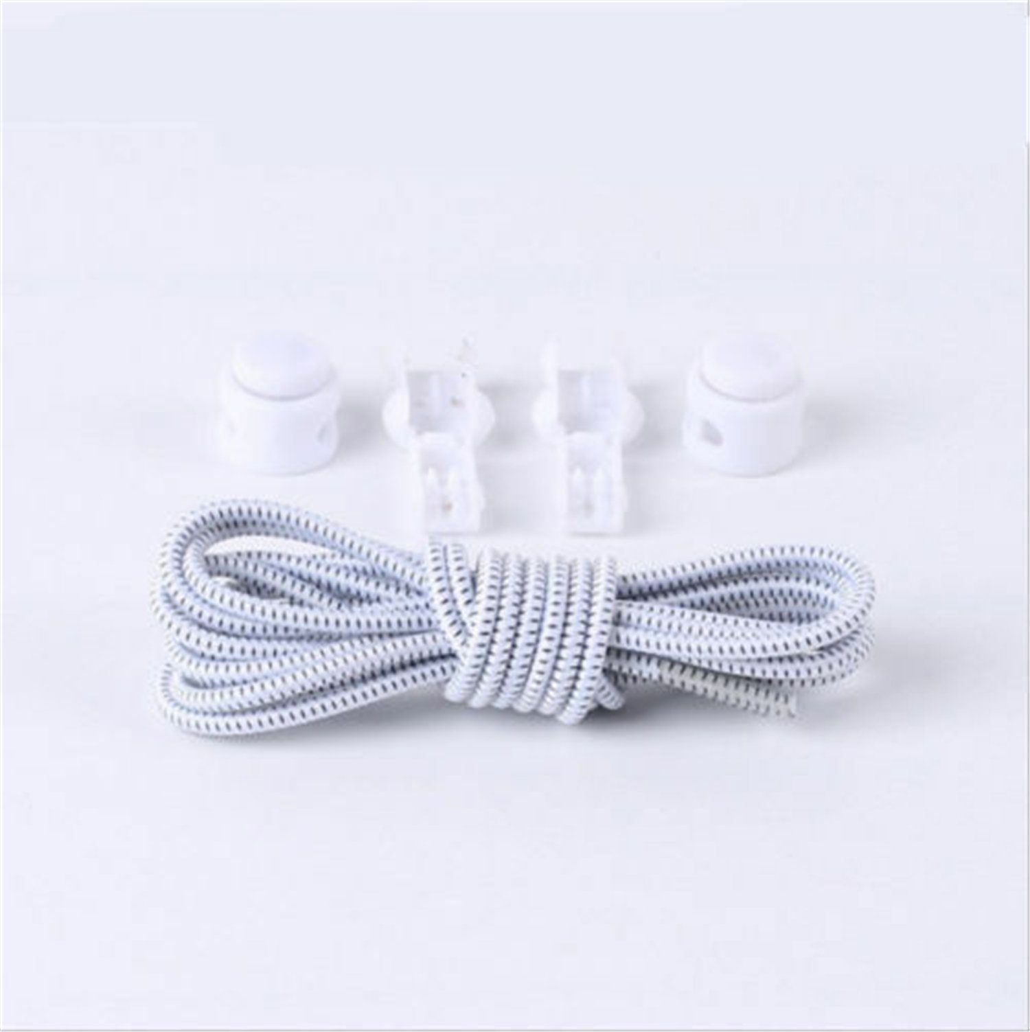 Olotos Schnürsenkel ohne Binden elastische Schuhbänder mit Schnellverschluss Sport Schuhe, Slip-on Schnellschnürsystem für Kinder Erwachsene