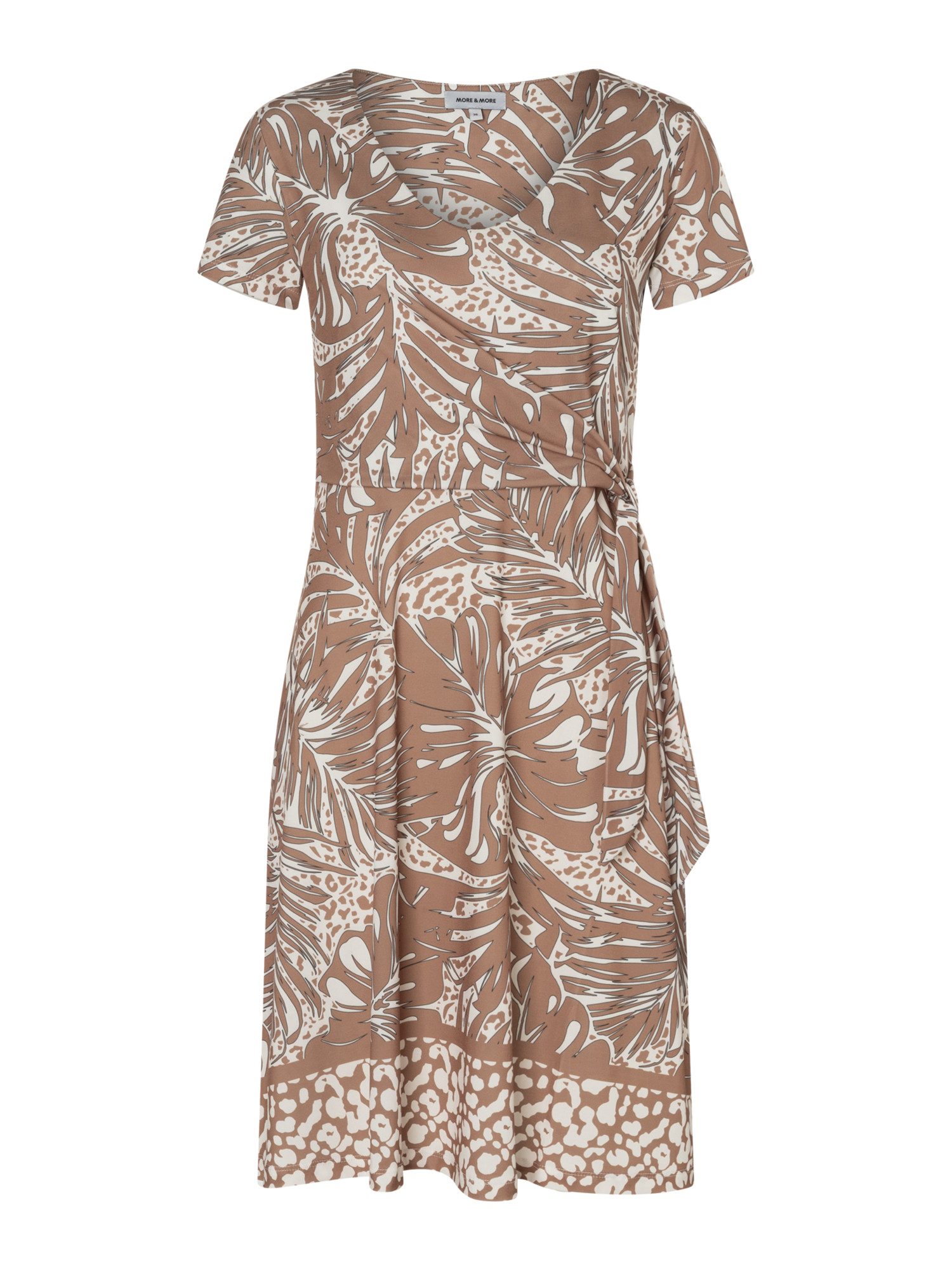 MORE&MORE Jerseykleid unkompliziertes, feminines Schlupfkleid, Print