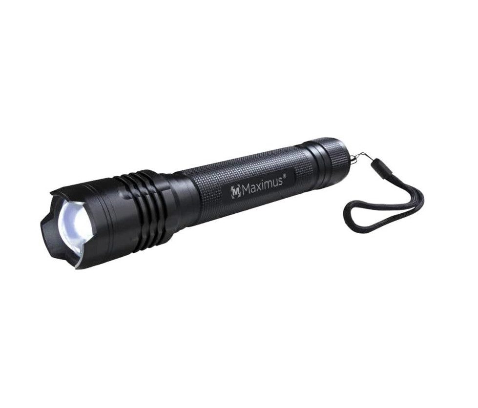 Vidis LED Taschenlampe Highpower M-FL-007B - 1200 Lumen - stufenloser Zoom - 220 m Reichweite