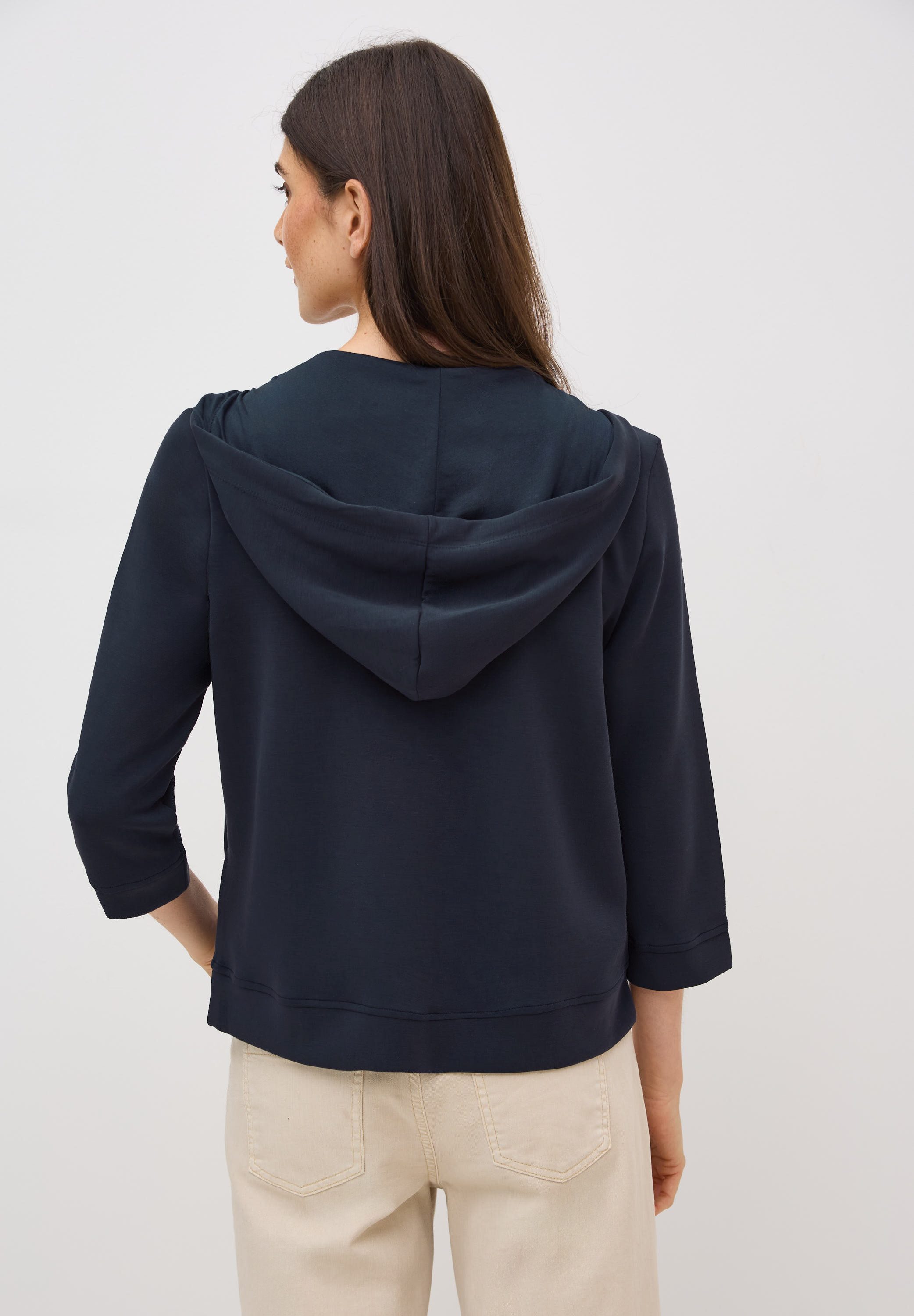 CECIL Kapuzensweatjacke 3/4-Arm günstig online kaufen