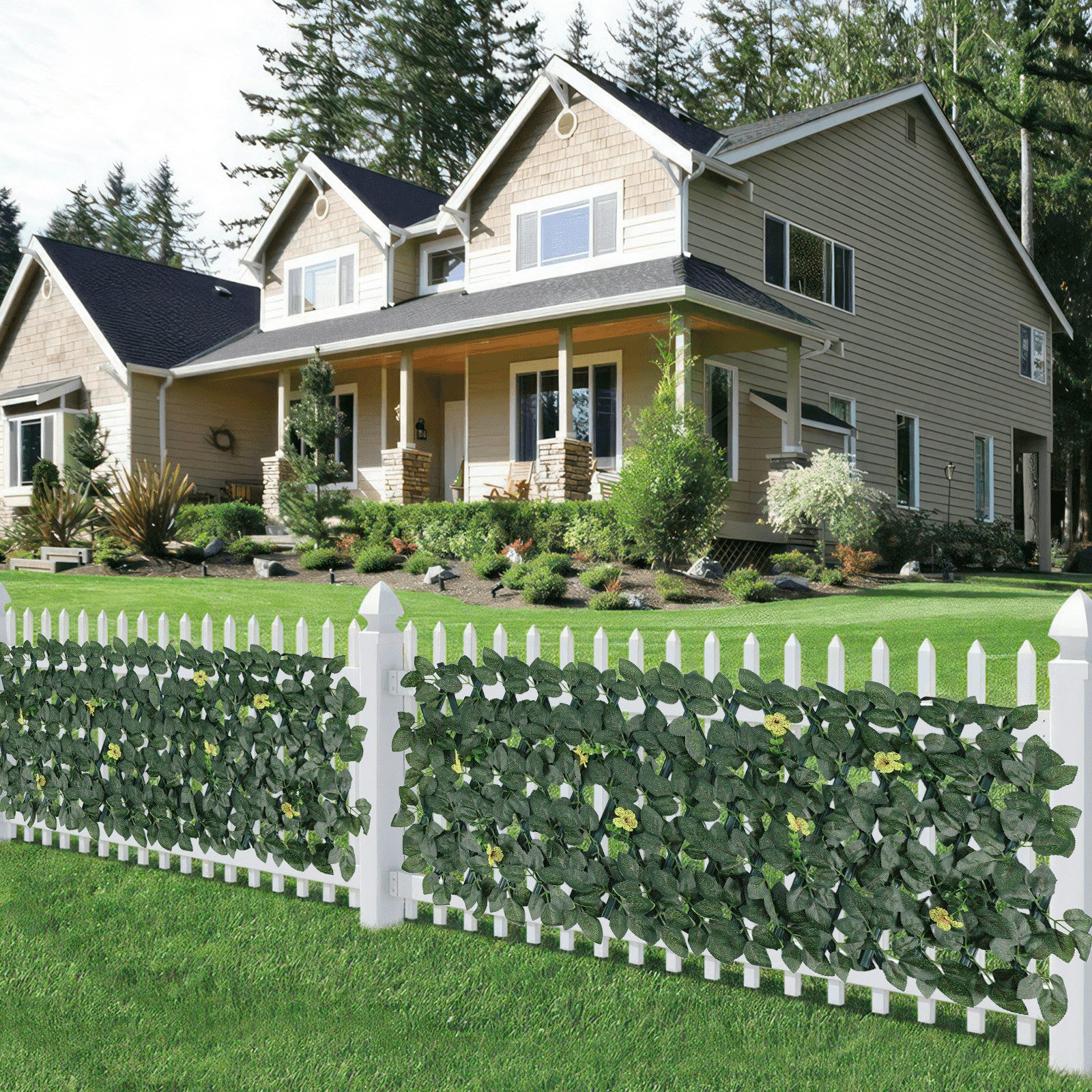 BlingBin Gartenzaun Erweiterbares Garten-Rankgitter, erweiterbarer Gartenza günstig online kaufen