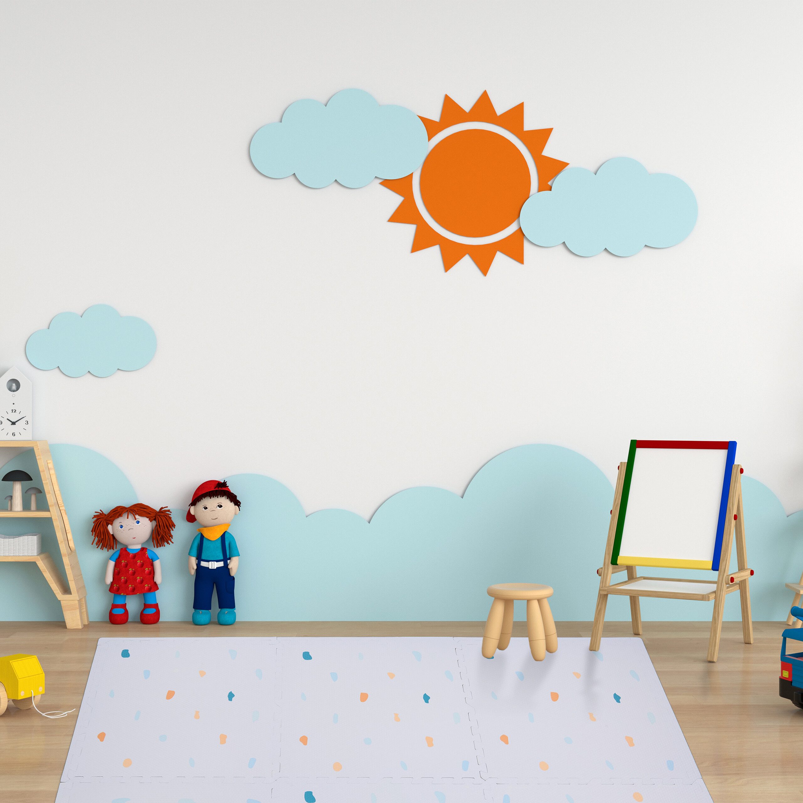 relaxdays Spielmatte Puzzlematte mit Punkten günstig online kaufen