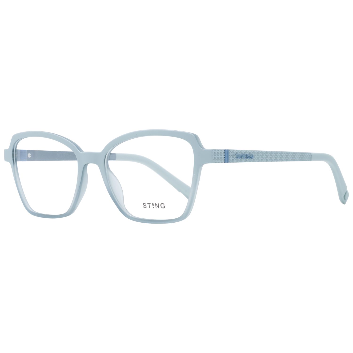 Lunettes De Soleil Sting Nostalgie 1 – Métal Bleu/verres Gris-vert Miroir – Neuves Sans étiquettes