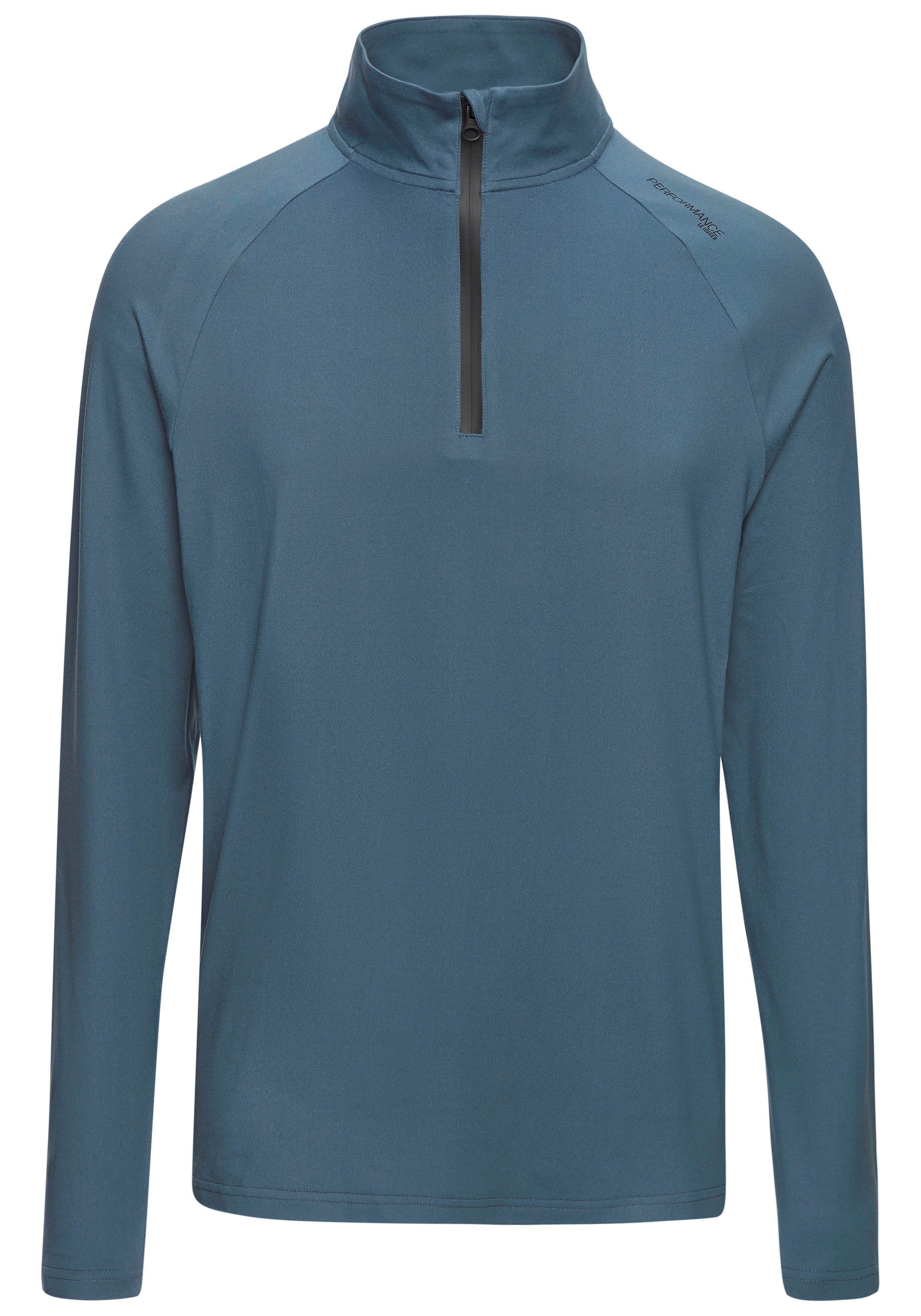 AUTHENTIC LE JOGGER Funktionsshirt mit Stehkragen und Reißverschluss günstig online kaufen