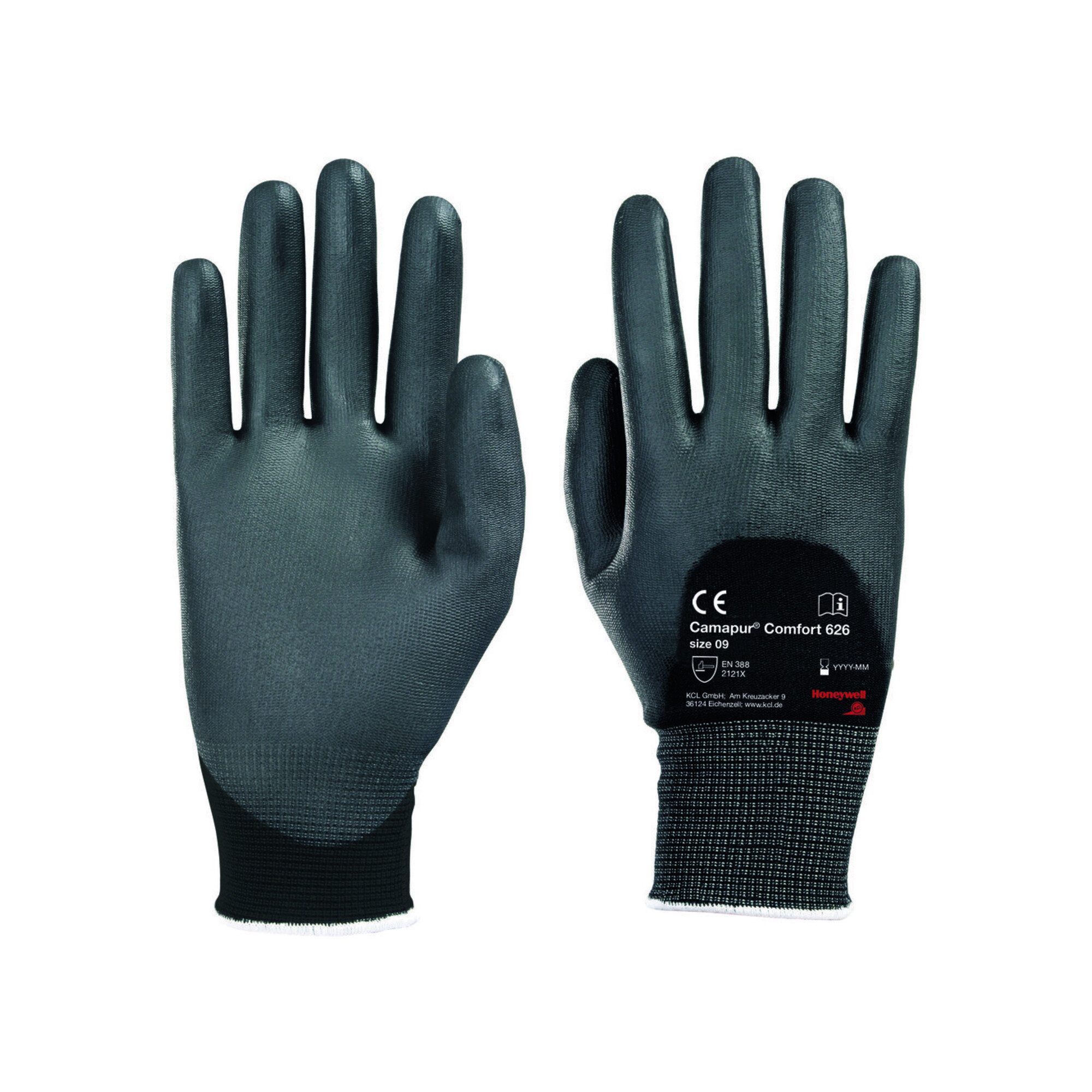 Honeywell Nistmaterial Honeywell Handschuh Camapur Comfort 626, Gr. 8 Gr. 8 10 Stk