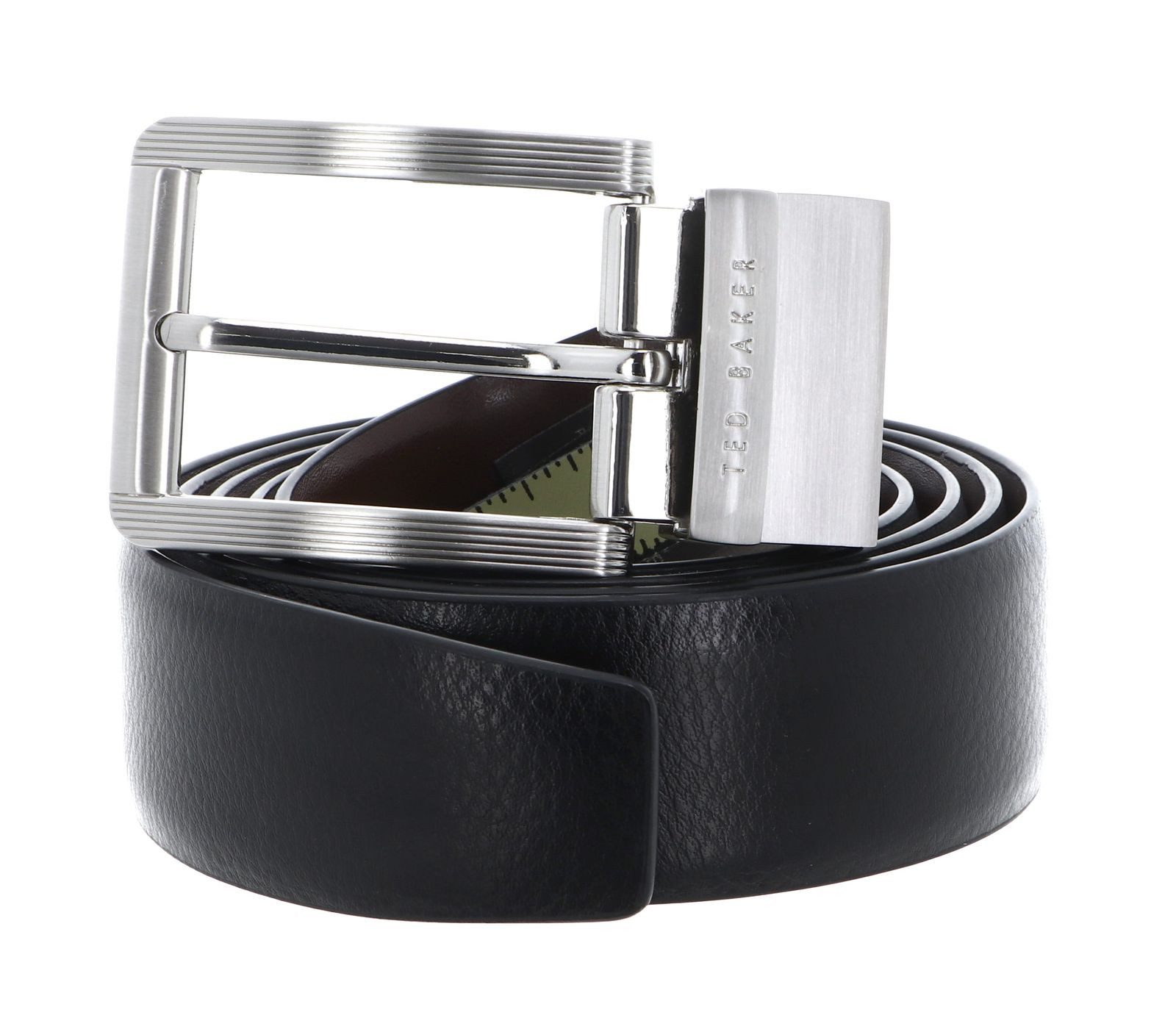 Ted Baker Ledergürtel 2-In-1 Reversible Leather Belt Gift Set aus echtem Leder