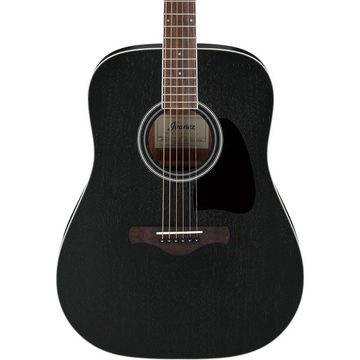 Ibanez Westerngitarre, Westerngitarren, Dreadnought Gitarren, AW84-WK Weathered Black Open Pore - Westerngitarre