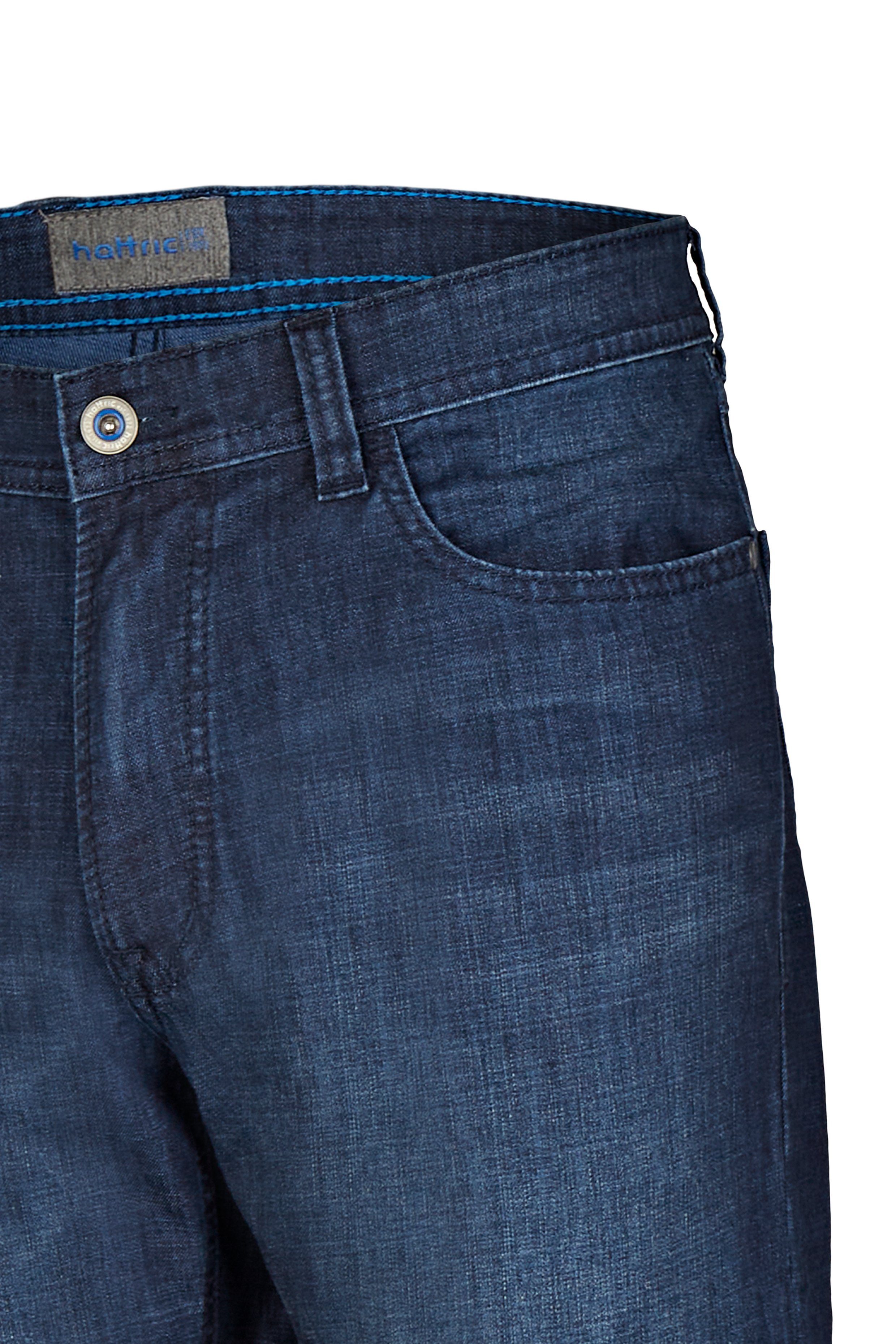 5-Pocket-Jeans Hunter 5-Pocket-Jeans dark Herren Hattric indigo Summer Hattric Denim