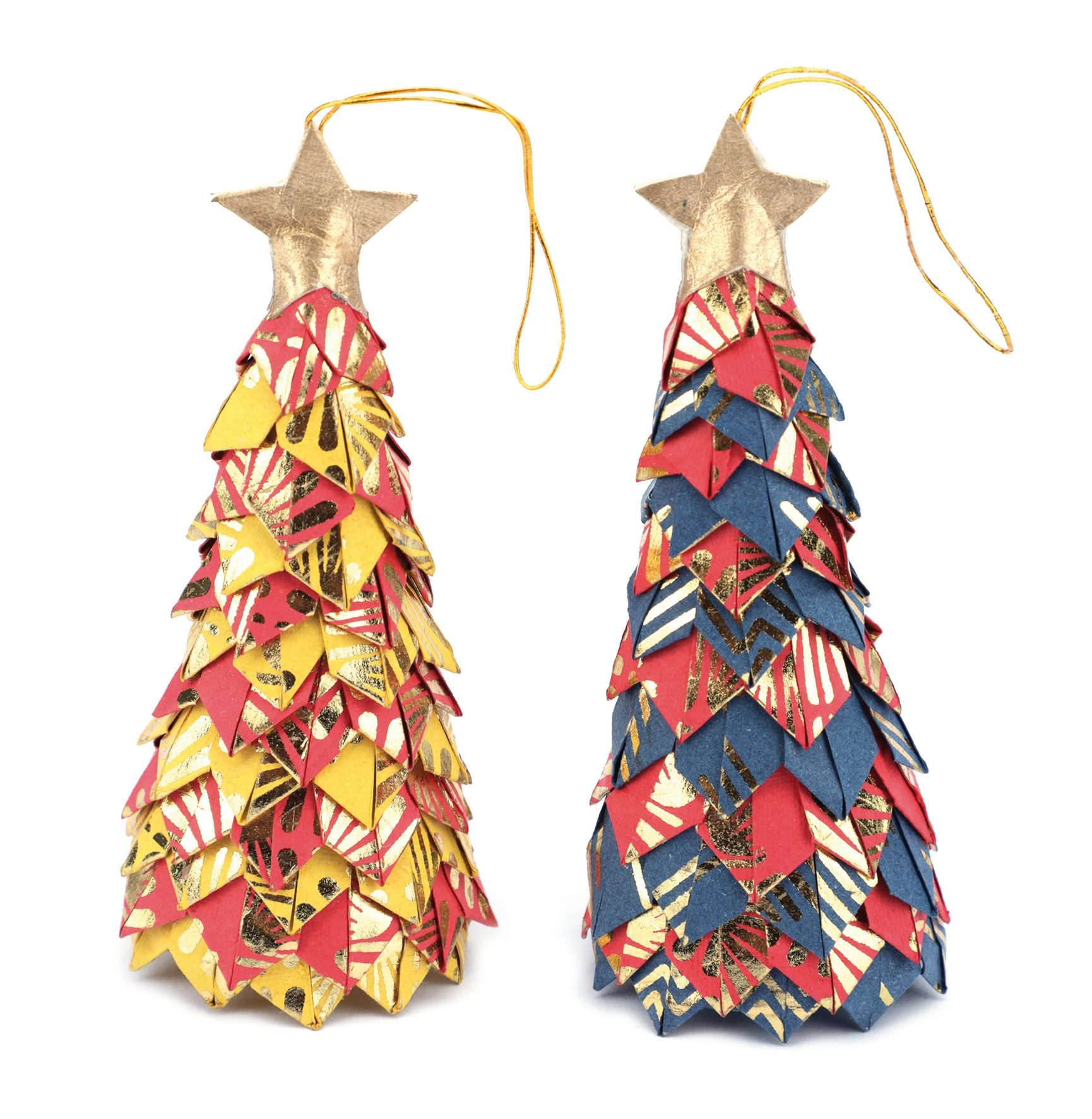 El Puente Dekohänger Deko-Anhänger "Bäumchen", 2er-Set, Handmade (2), Handmade