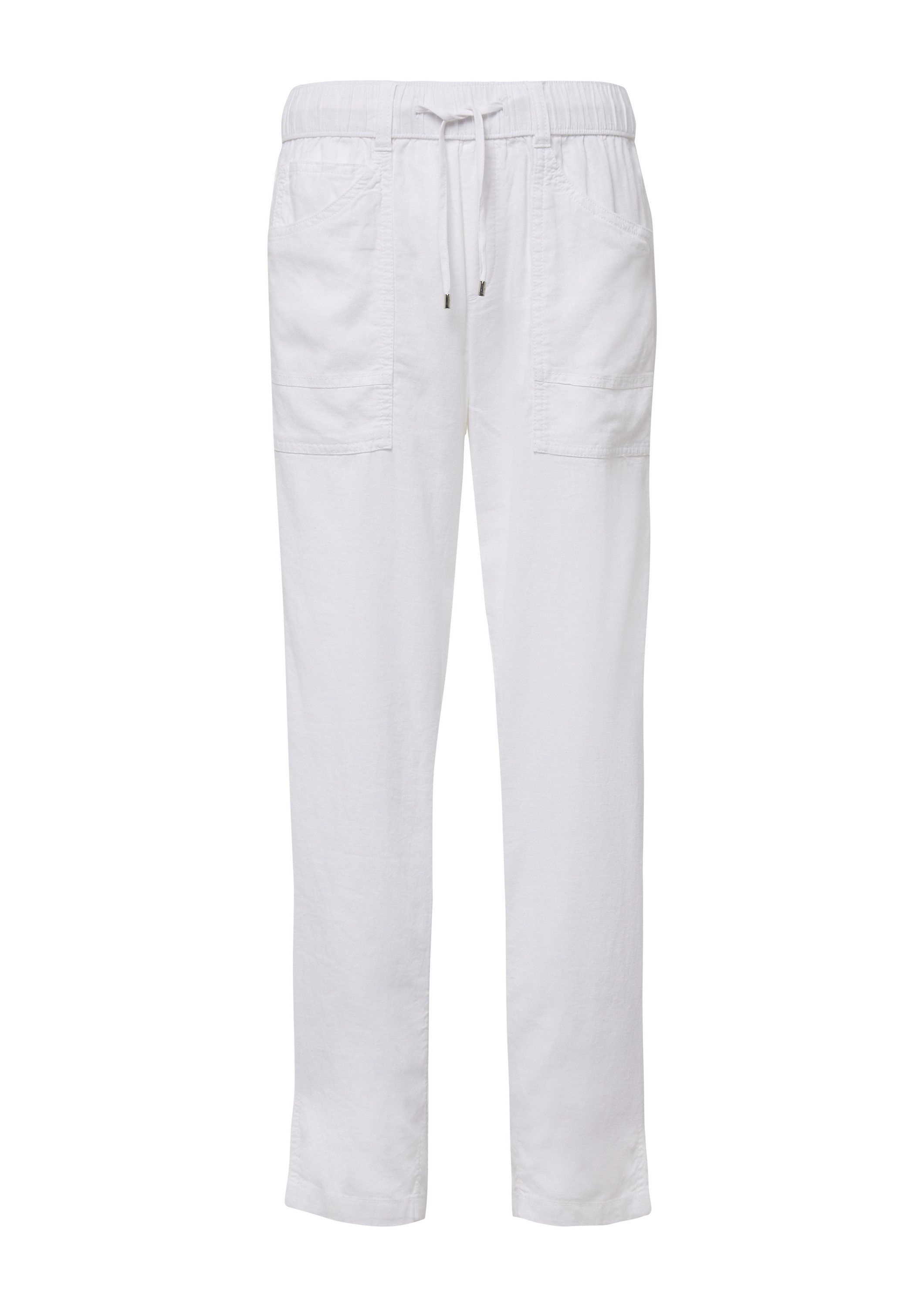s.Oliver Chinos Hose Leinenmix-Hose im Relaxed günstig online kaufen
