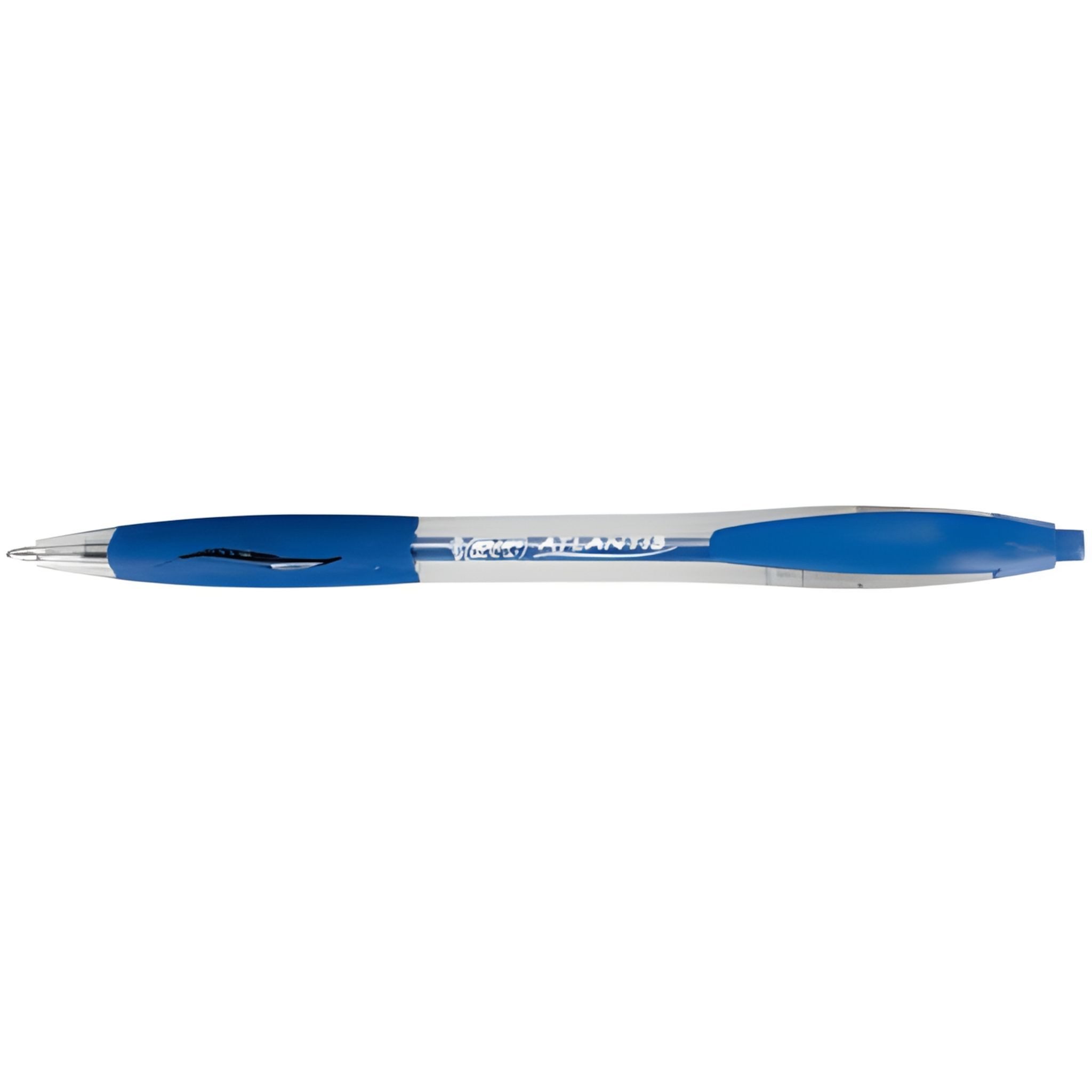 BIC Kugelschreiber BiC Druckkugelschreiber ATLANTIS Classic - 0,4 mm, blau