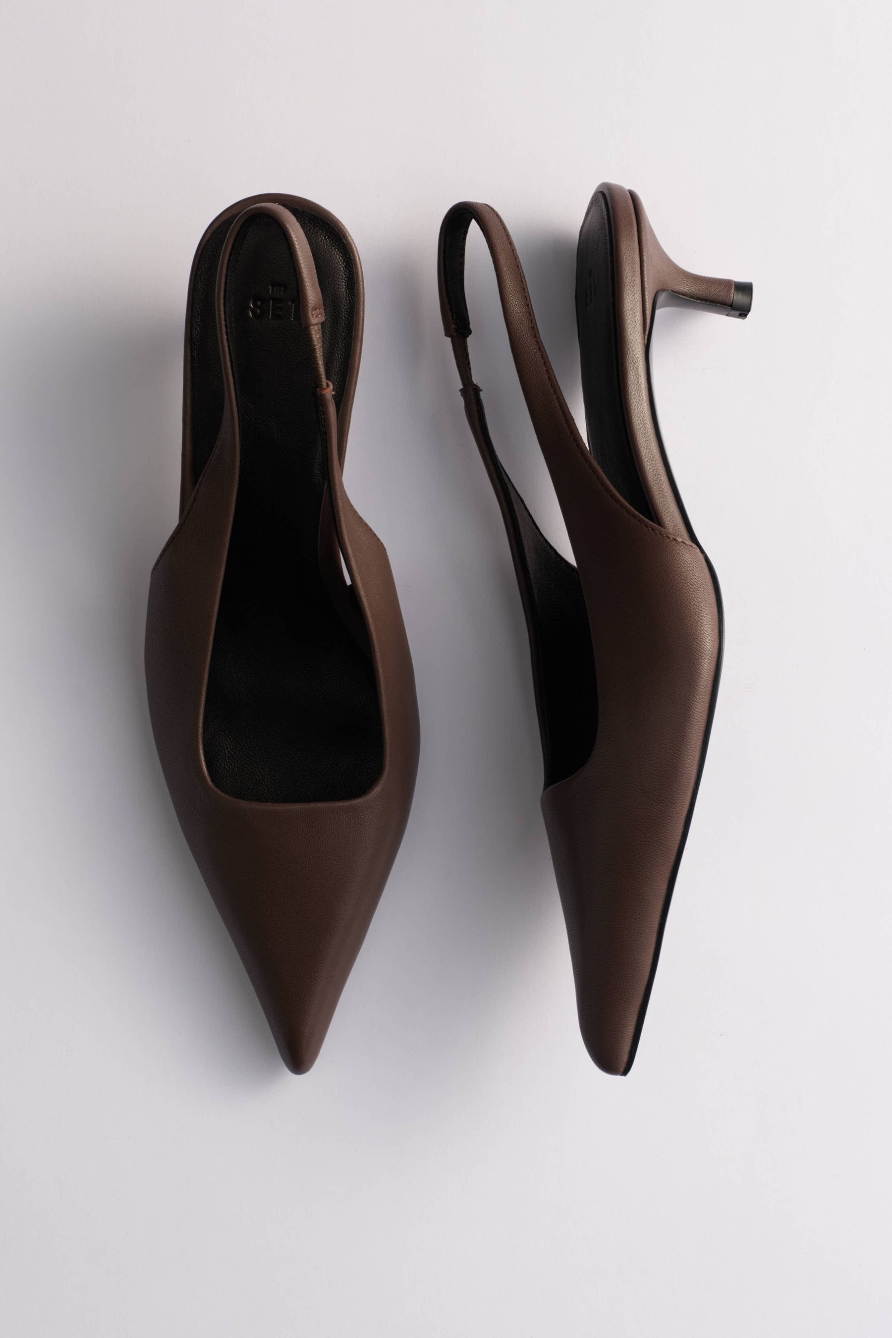 The Set The Set Premium Slingbacks mit Pfennigabsatz Slingpumps (1-tlg)