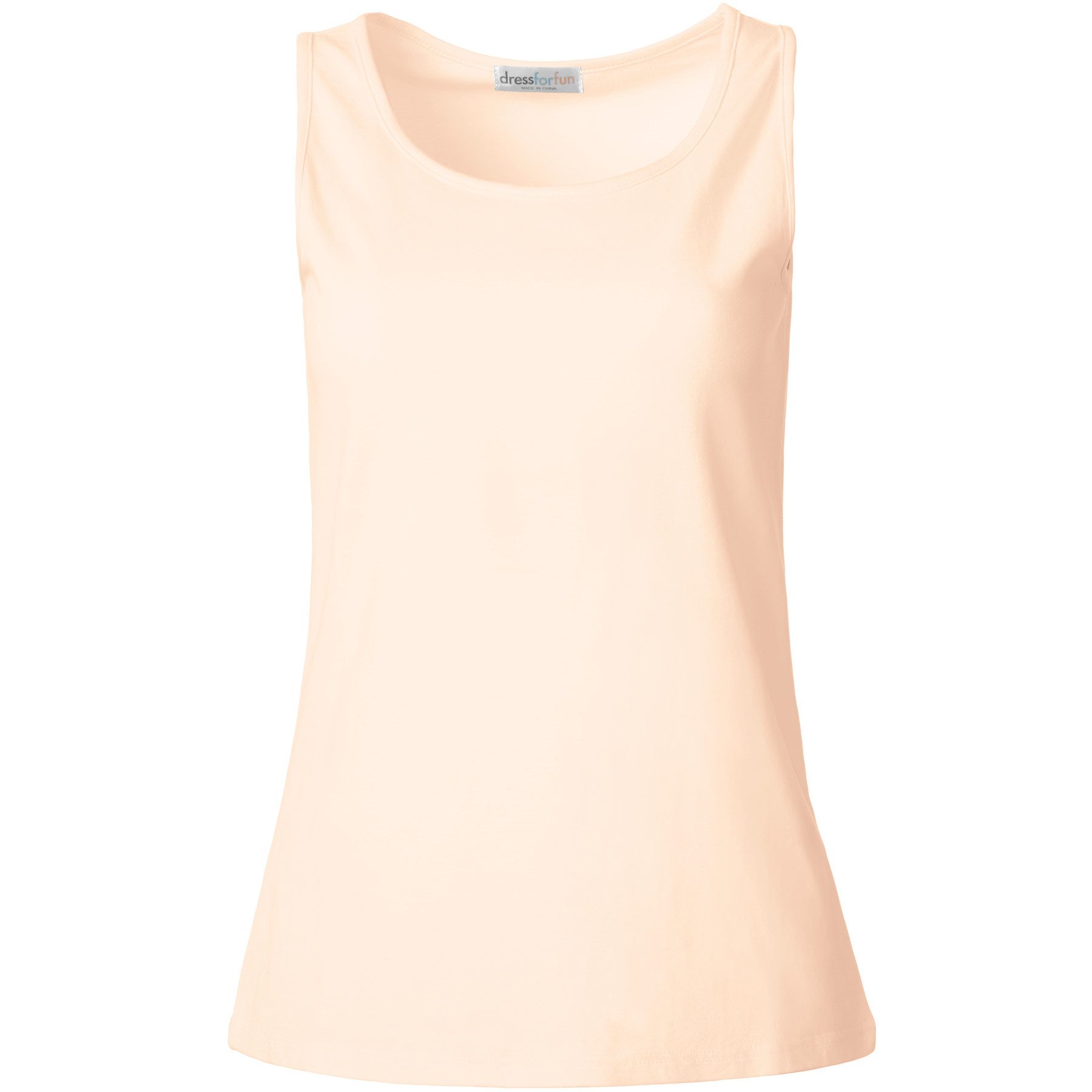 dressforfun Tanktop Achselshirt, Für viele Outfits und Auftritte, Einfarbiges Damen Top (Trägershirt, Konfektionsgröße M) Leicht körperbetonter Schnitt, Fester  – Bild 2 von 5
