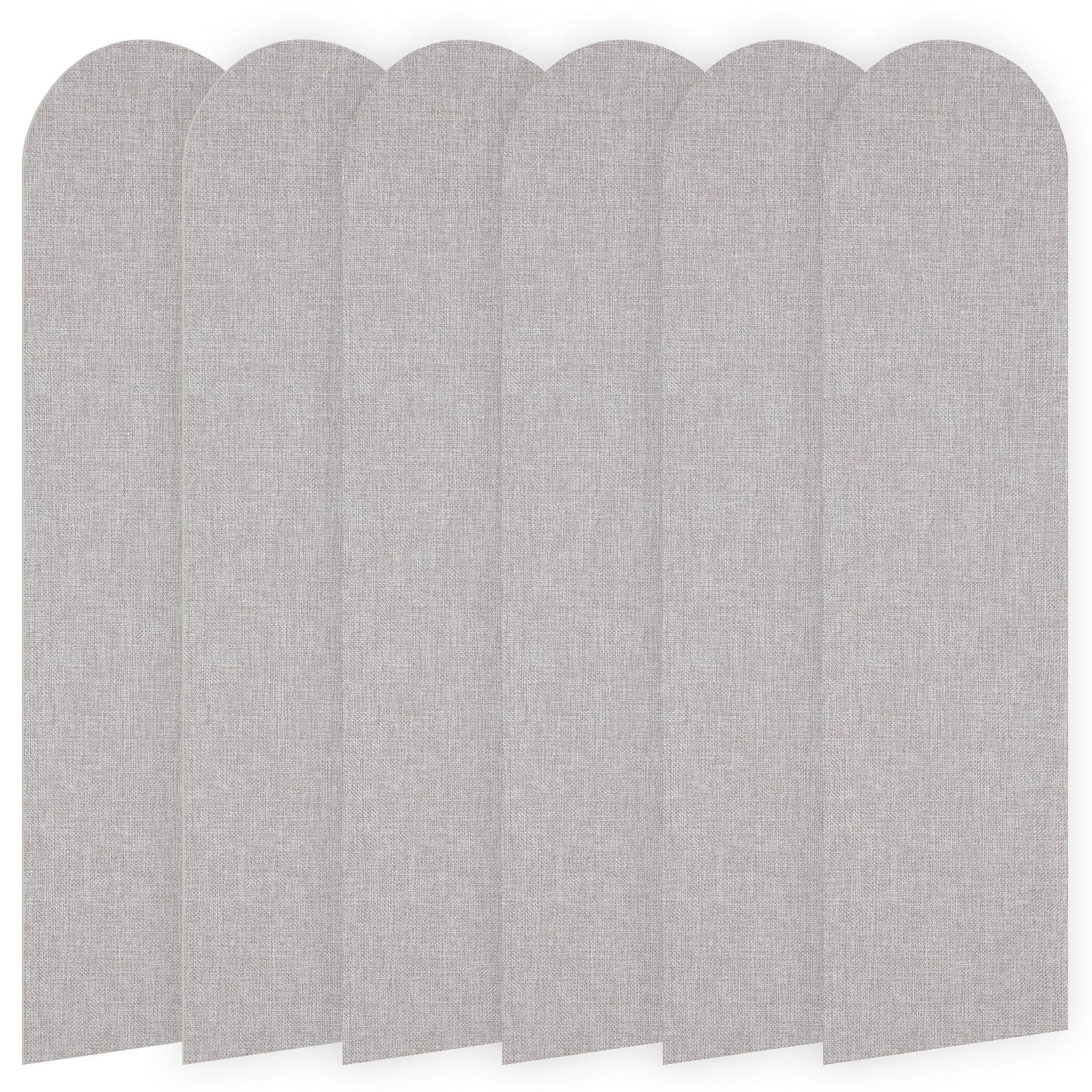 Diwzbyn 3D Wandpaneel 6er Set 3D-Wandpaneele 60 × 15 cm, 3D-Dekorations-Wandaufkleber, (6-tlg) Kinder-Stoßschutz-Schaumstoff-Wandpaneele