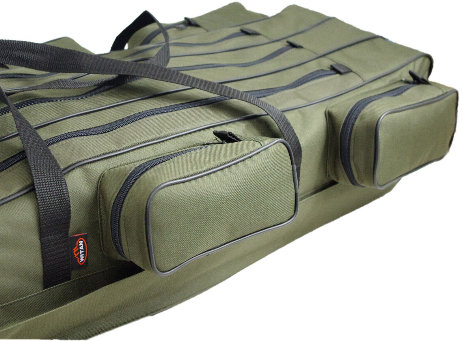 Aves-24 Angelrutentasche Rutenfutteral PREMIUM RUTENTASCHE Angeltasche 2, 3 Kammer 150 - 190cm, 150 cm, 3 Kammern