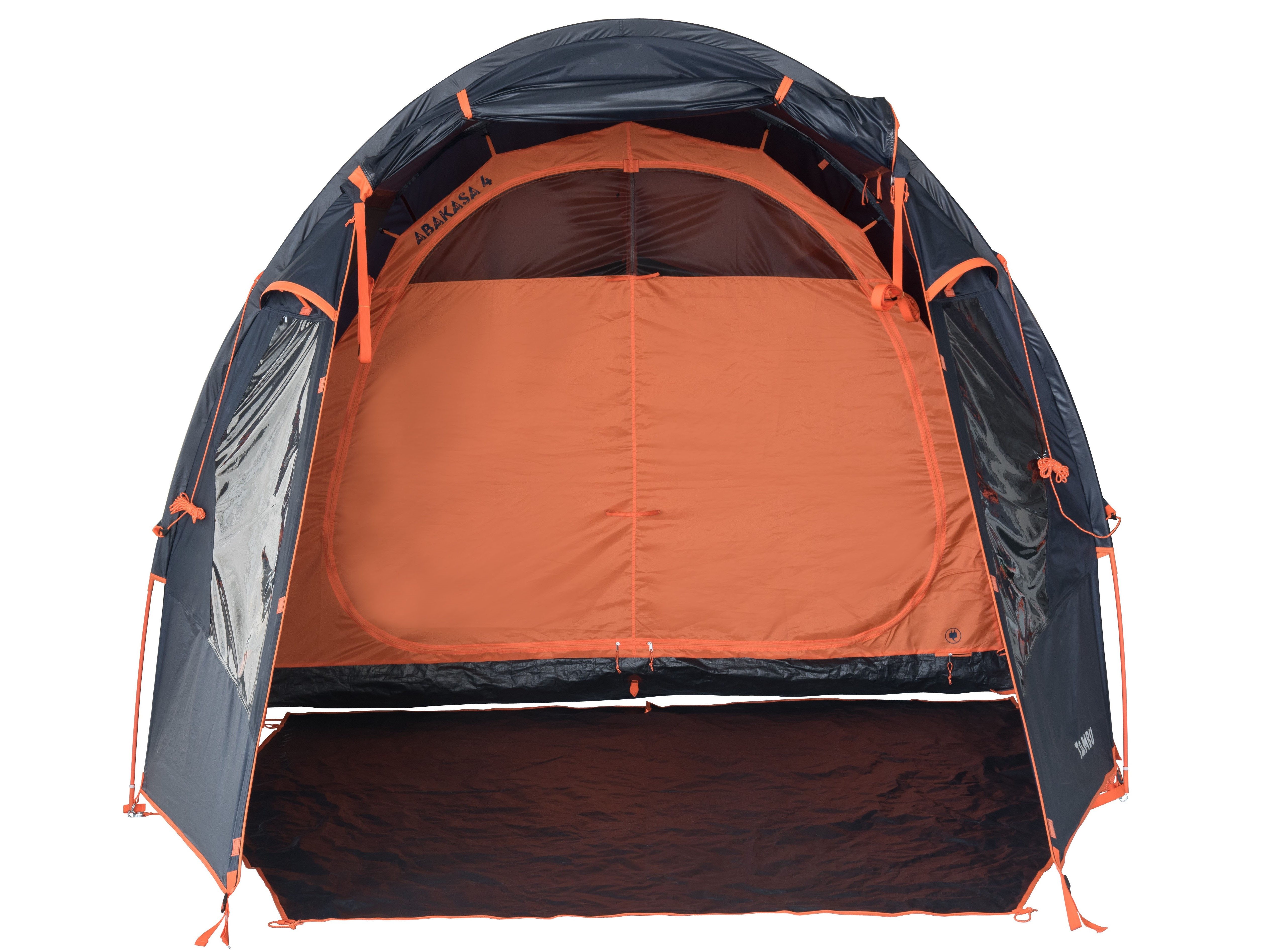 Tambu Tunnelzelt TAMBU - ABAKASA 4 - Familienzelt, Personen: 4, 100 % recycelter Polyester