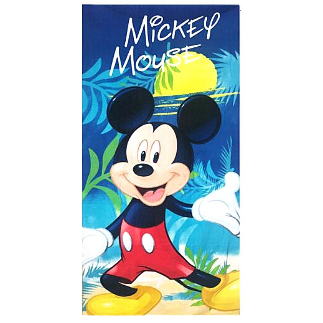Streifen Kinder Strandtuch Mikrofaser-Handtuch 70x140 cm Mickey Mouse 